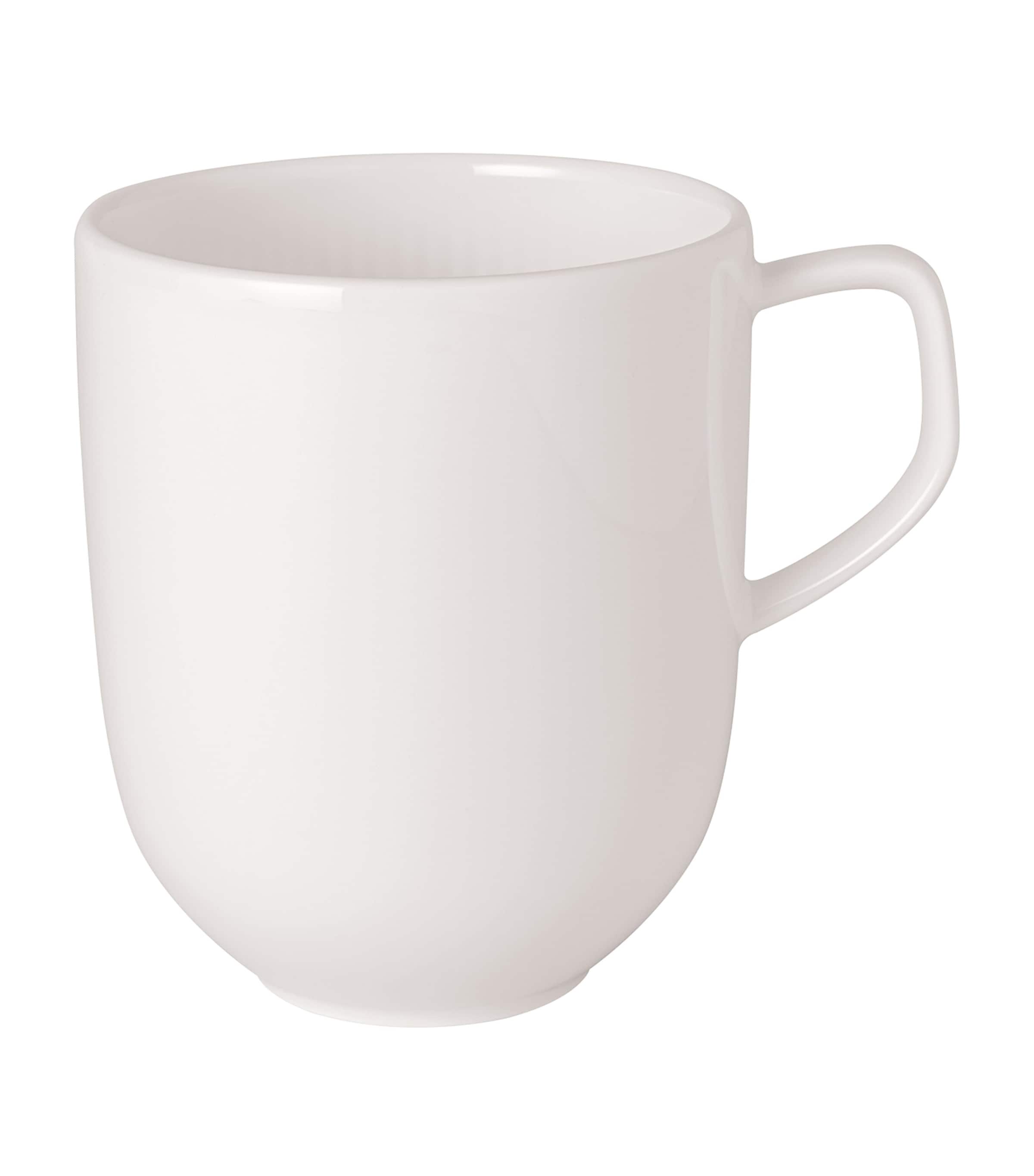 Villeroy & Boch Set Of 6 Porcelain Afina Mugs (250ml) In White