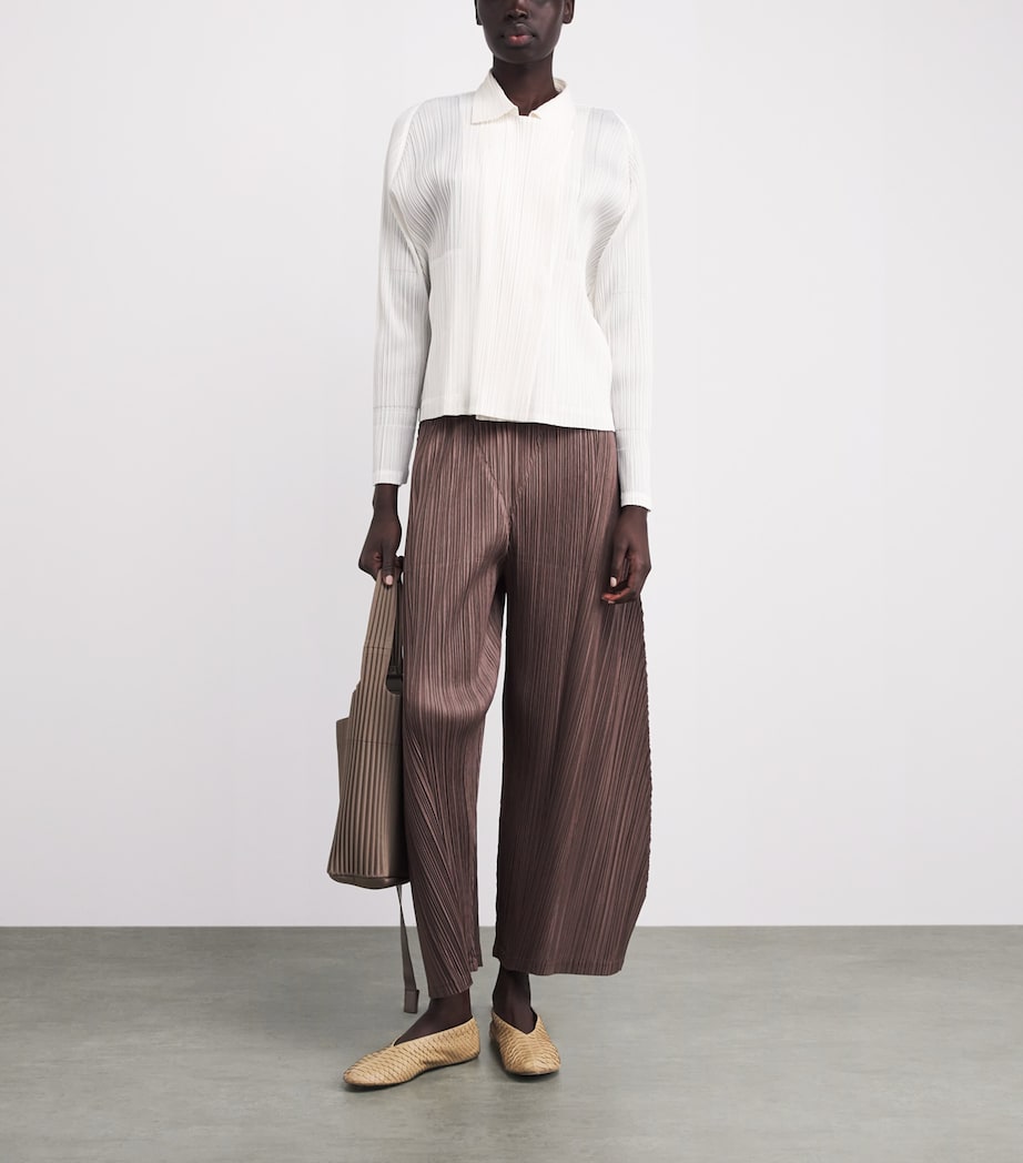 Pleats Please Issey Miyake Womens February Monthly Colours Jacket White Image 2