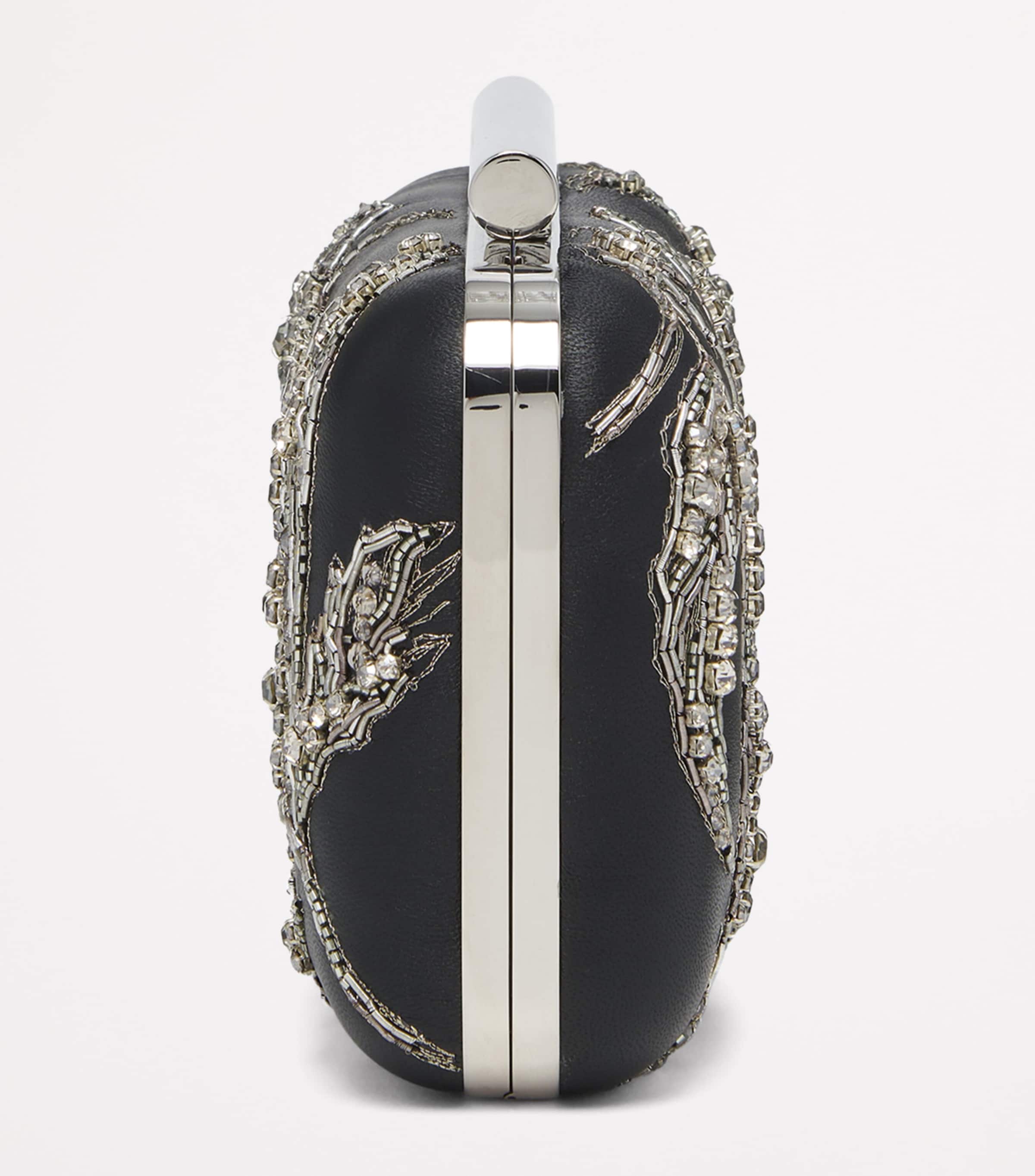 Embellished T-Bar Box Clutch Bag 8490 Image 3