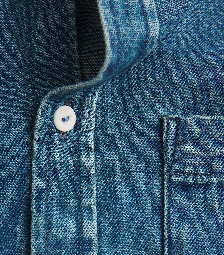 Denim Classic Shirt BLUE Image 5
