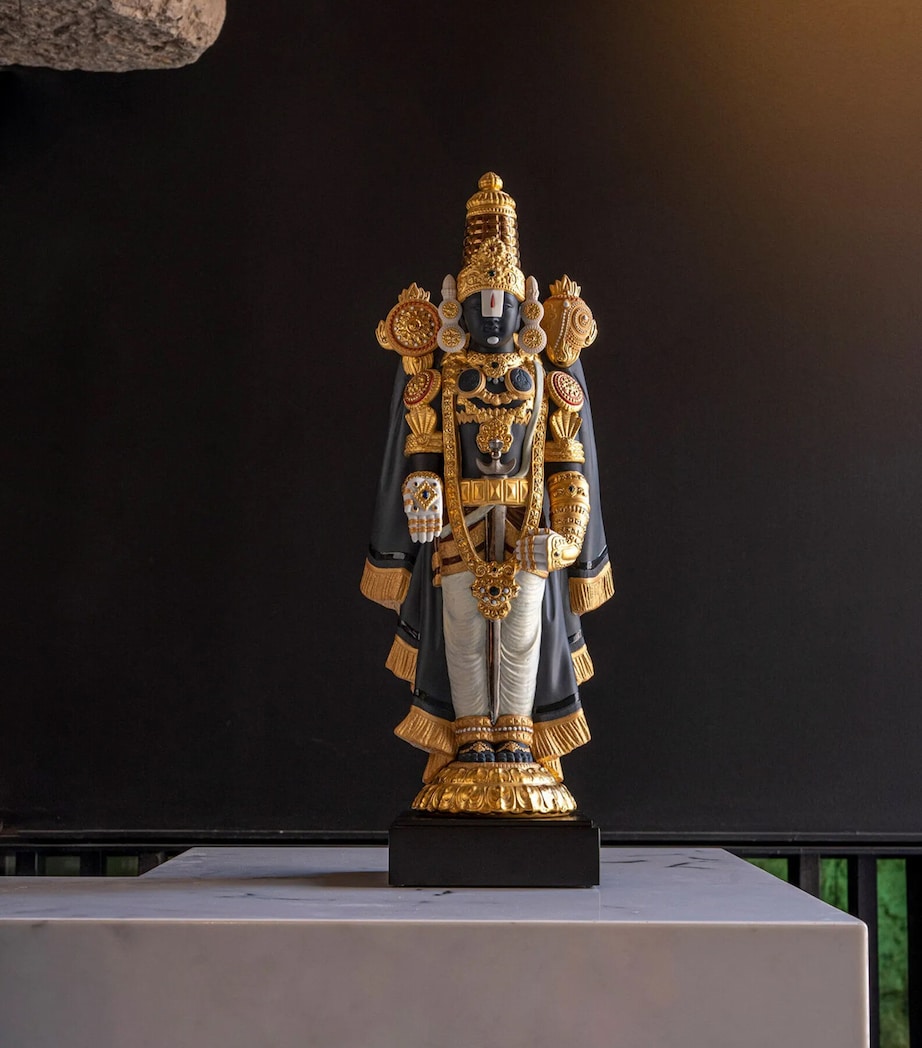 Porcelain Lord Balaji Figurine NO COLOUR Image 4