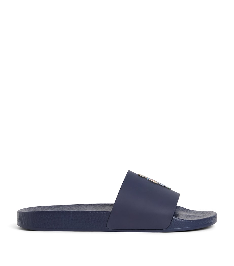 Polo Ralph Lauren Polo Bear Slides Navy Beach Shop Bear Image 1