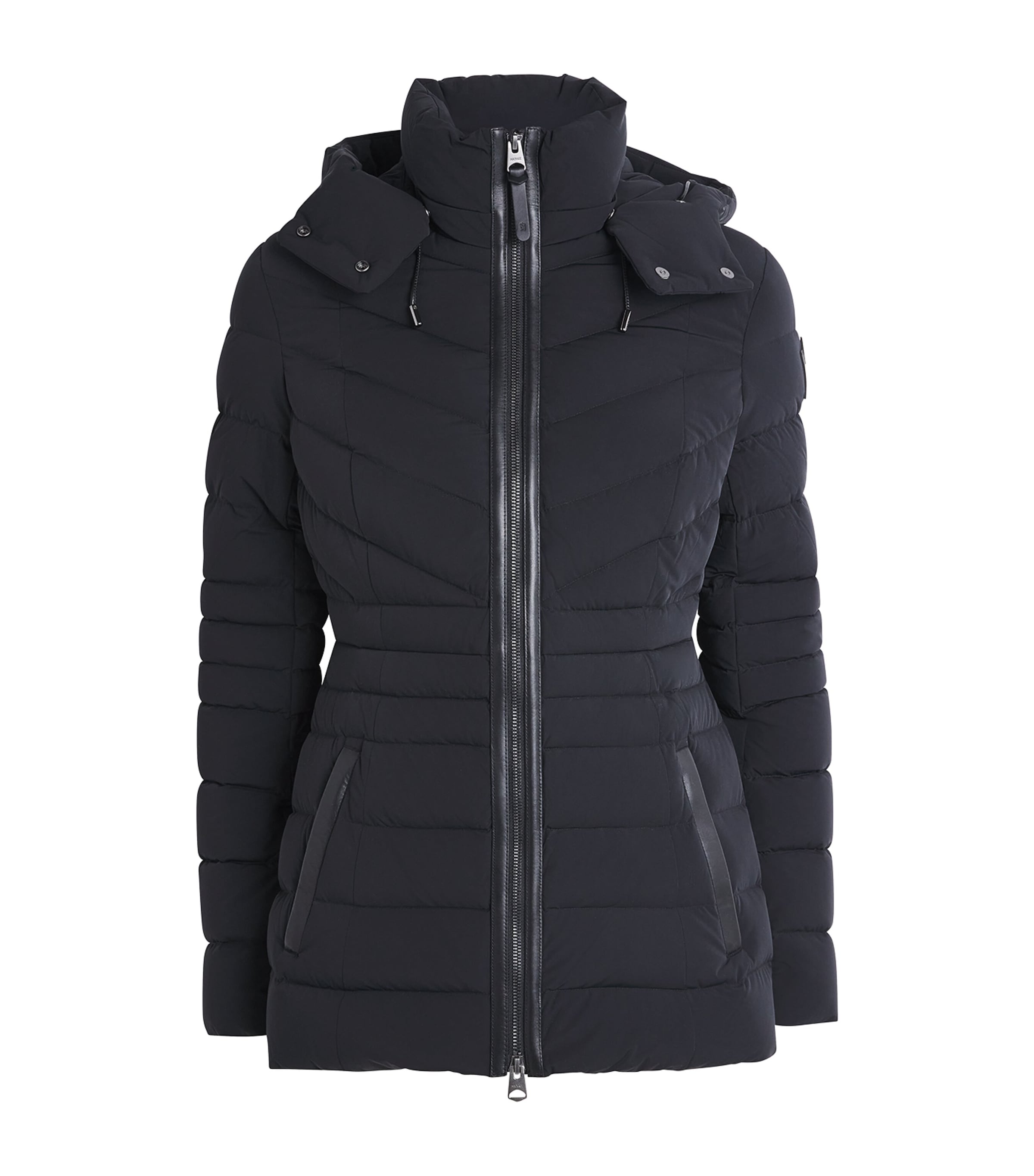 Down-Padded Patsy-NFR Quilted Jacket BLACK Image 1