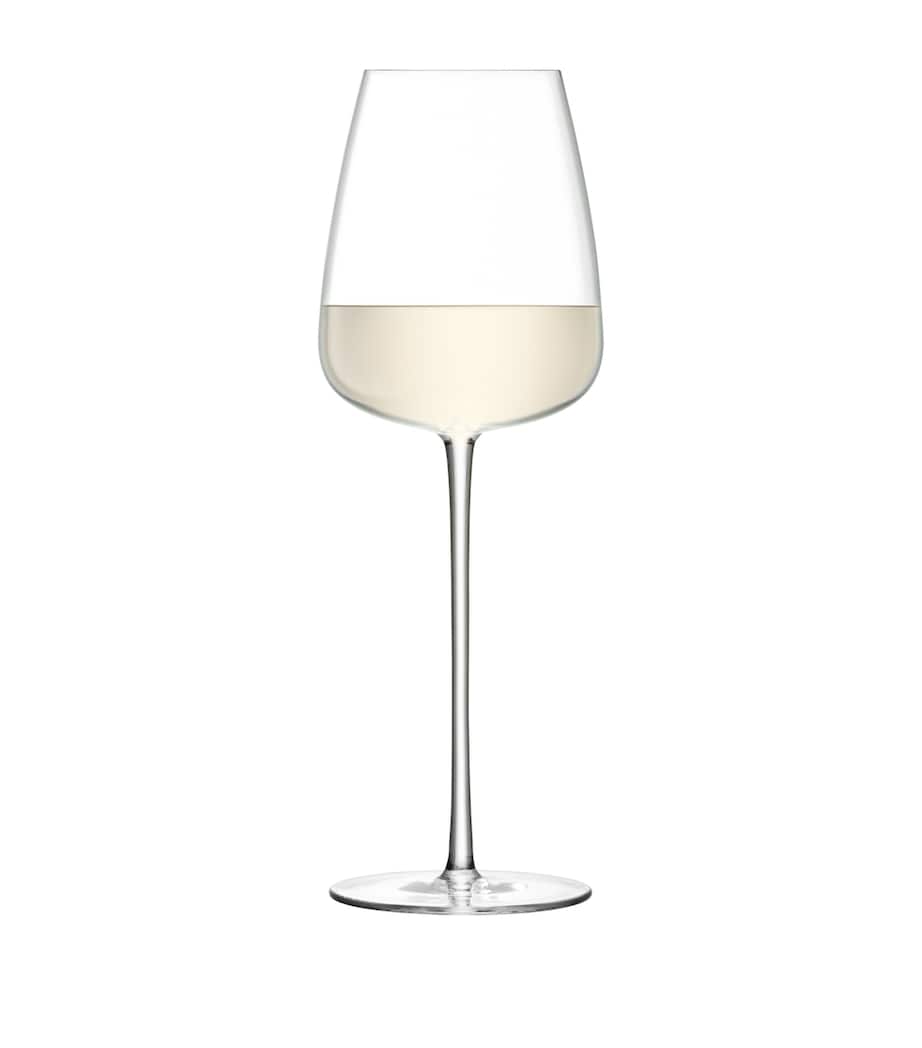 Set of 2 Wine Culture White Wine Glasses (490ml) CLEAR Image 3