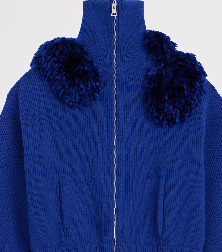 Givenchy Womens Wool-Blend Bomber Jacket Image 7