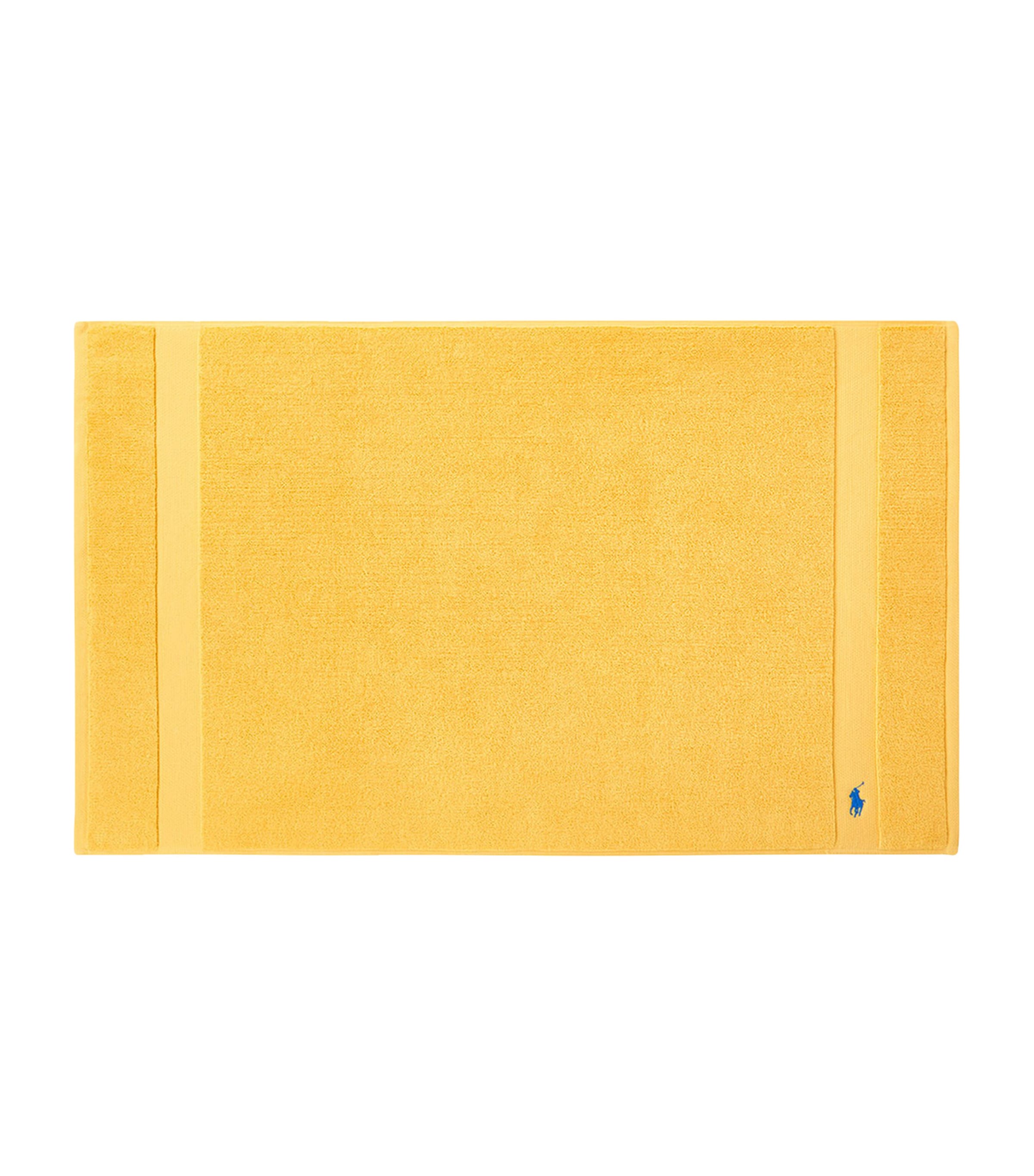 Ralph Lauren Polo Player Bath Mat In Yellow