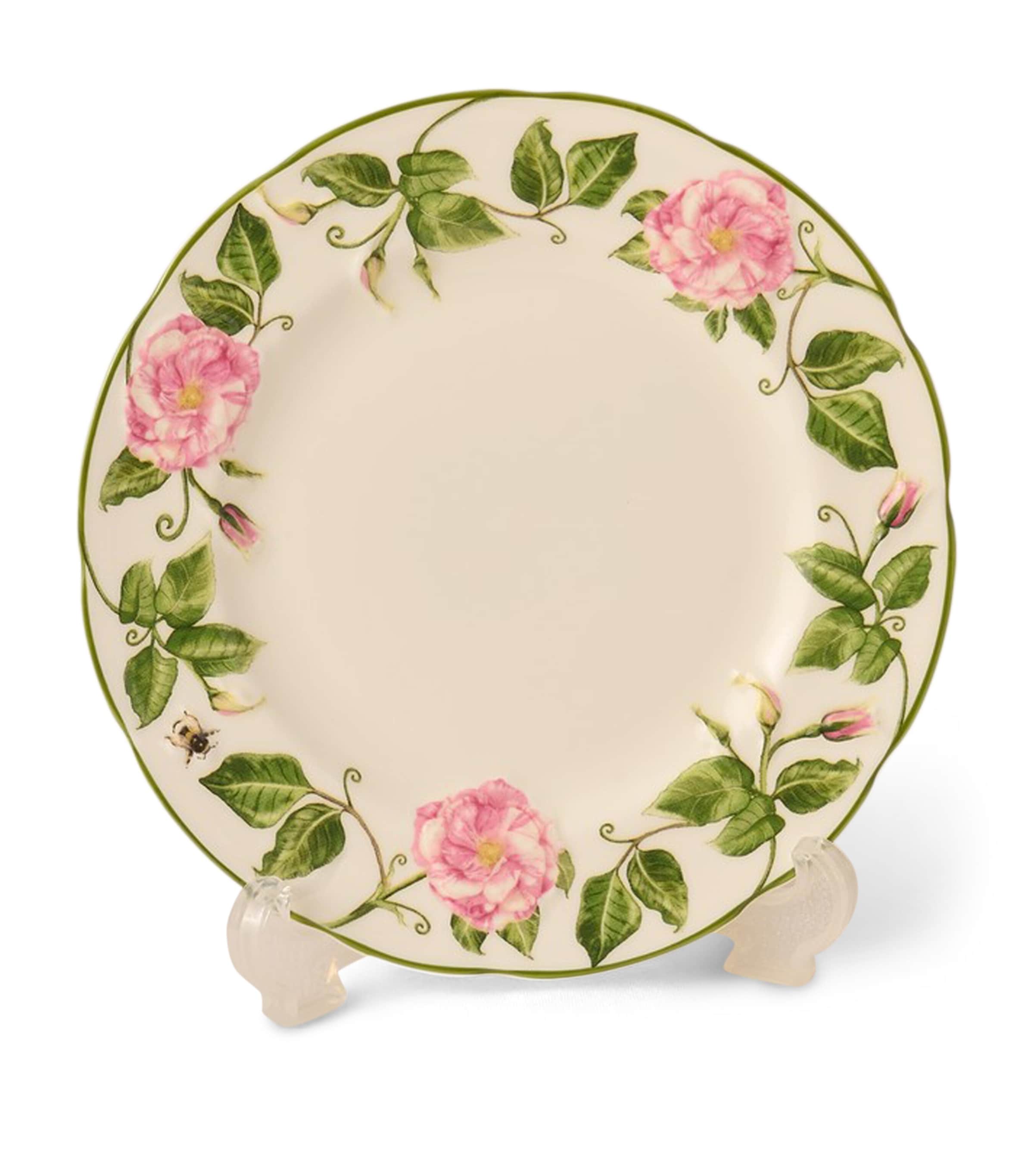 Halcyon Days Bone China The King’s Rose Audley Plate (16cm) Image 1