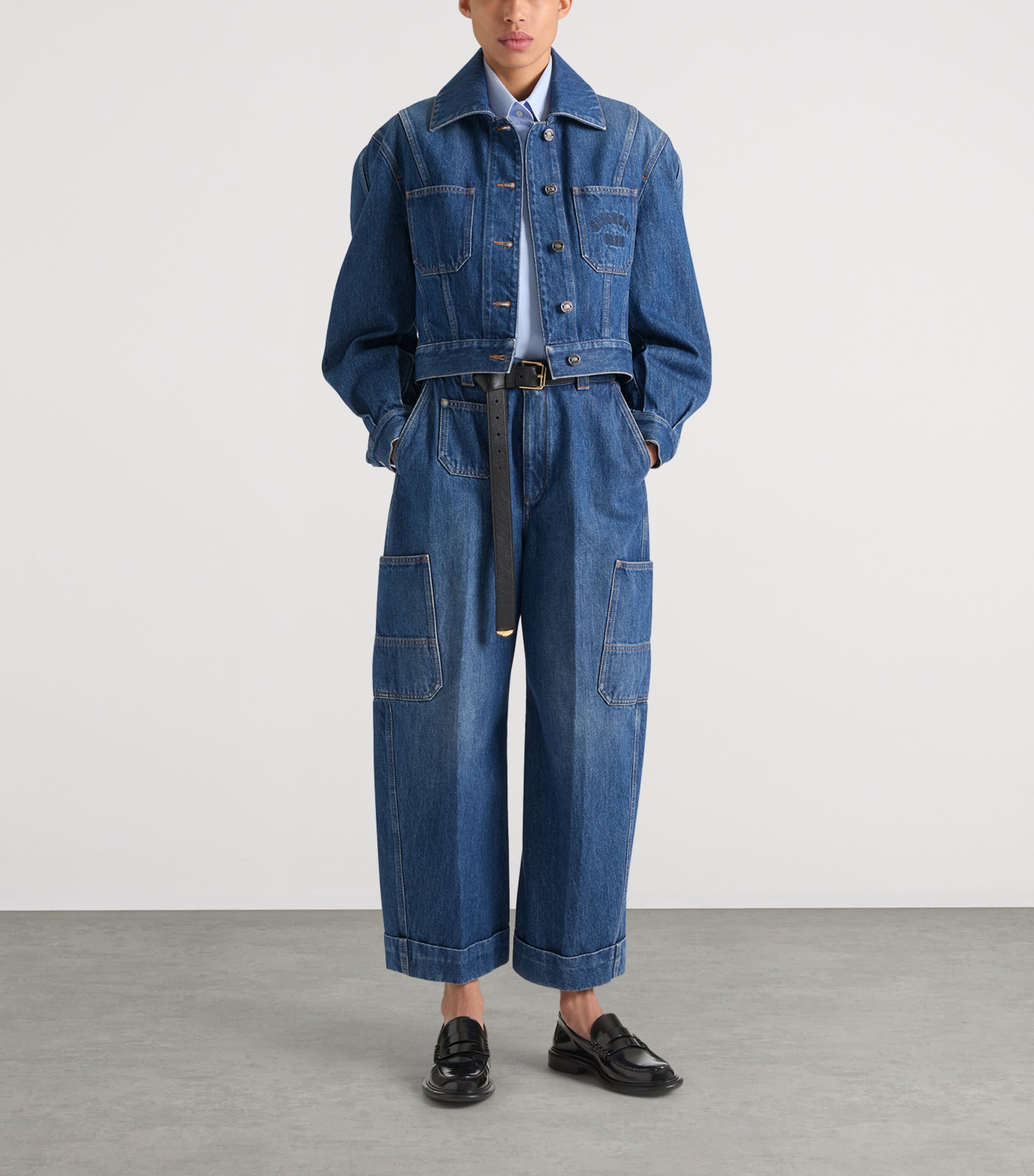 Cocoon Denim Jacket MEDIUM BLUE Image 2