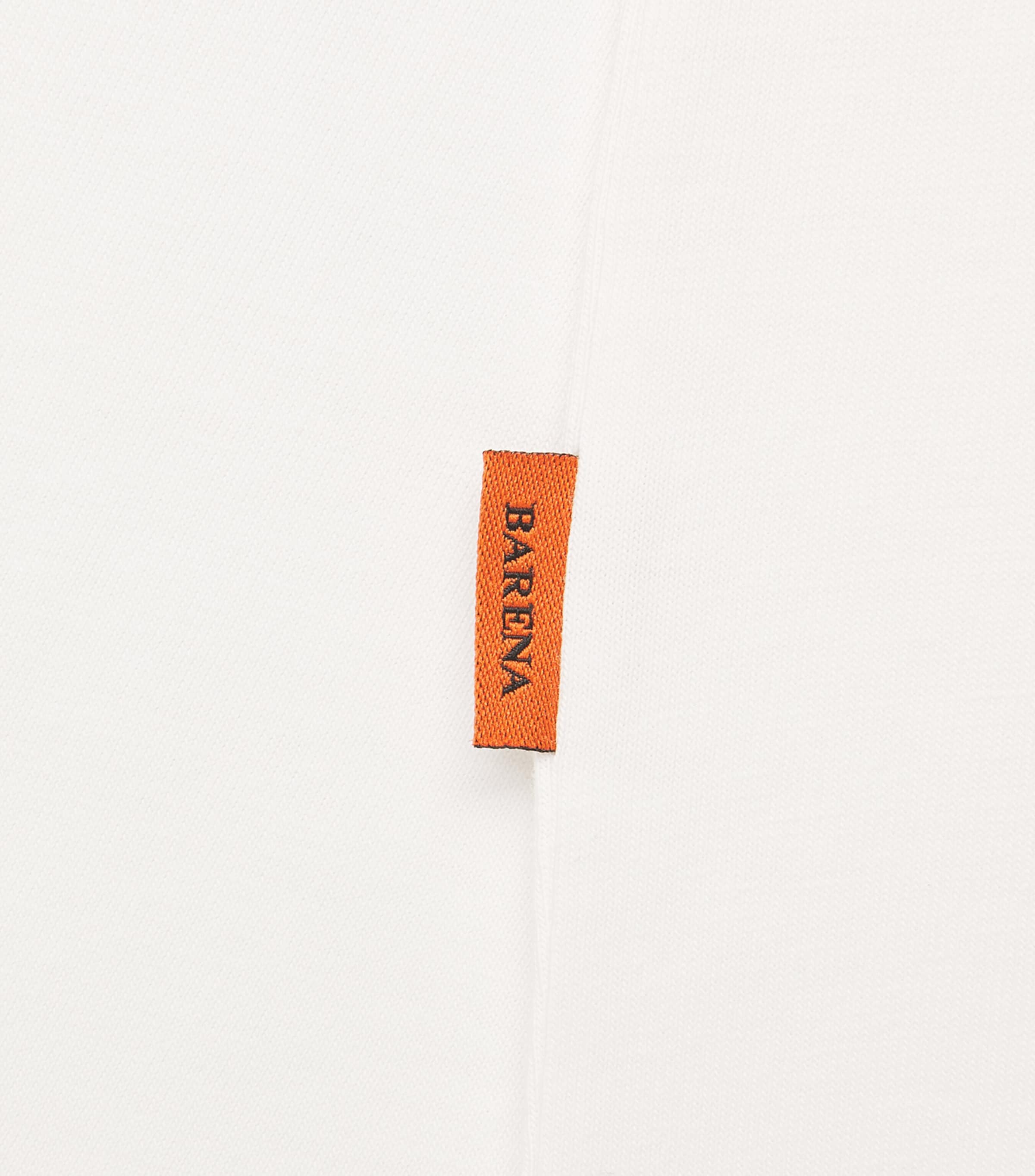 Barena Mens Cotton T-Shirt Bianco Image 6