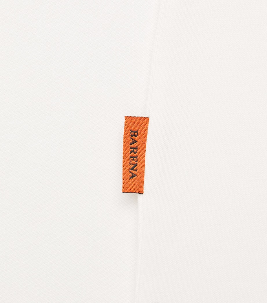 Barena Mens Cotton T-Shirt Bianco Image 6