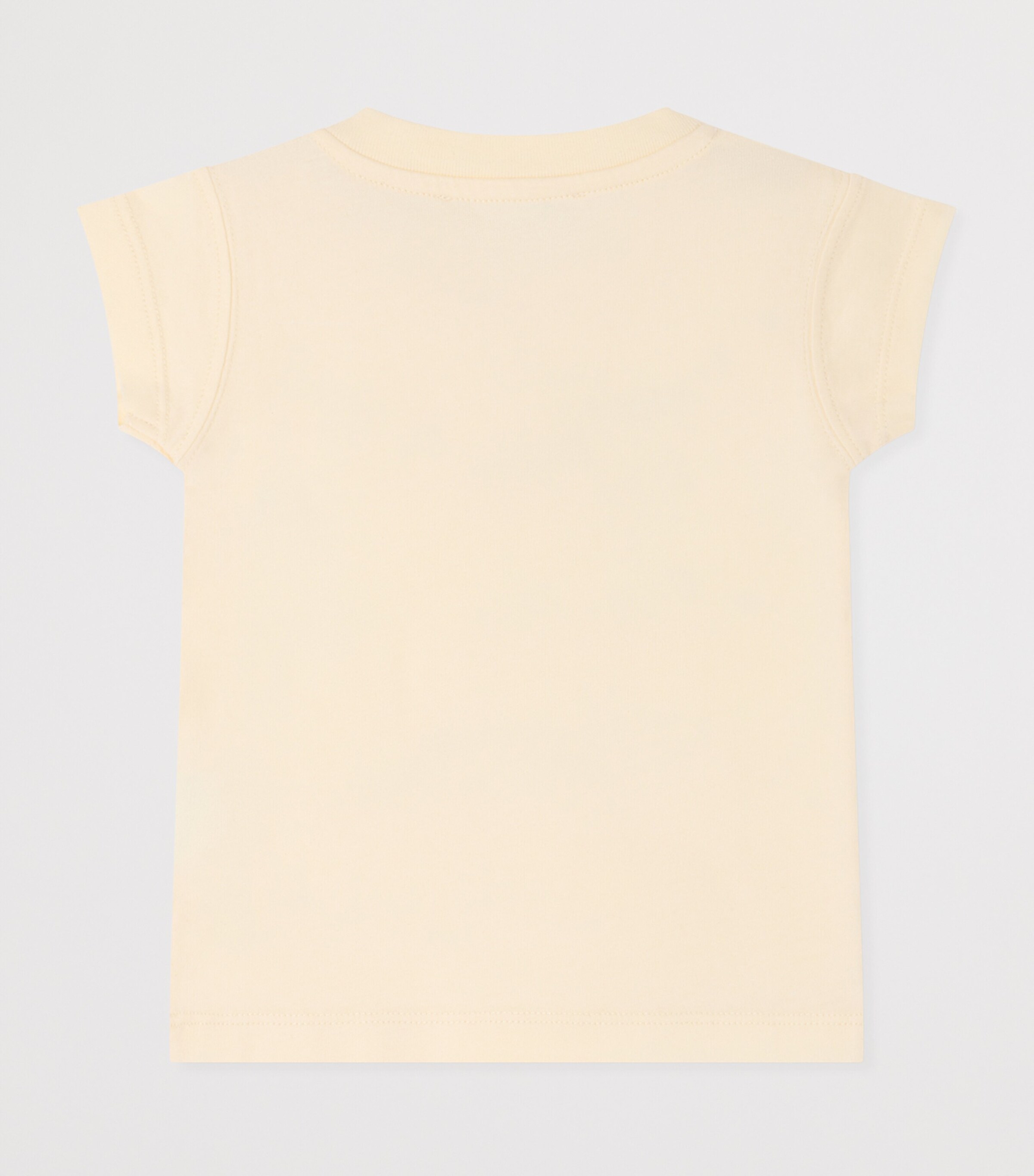 Bonpoint Cotton Printed T-Shirt (6-18 Months) Upb Ecru Image 2
