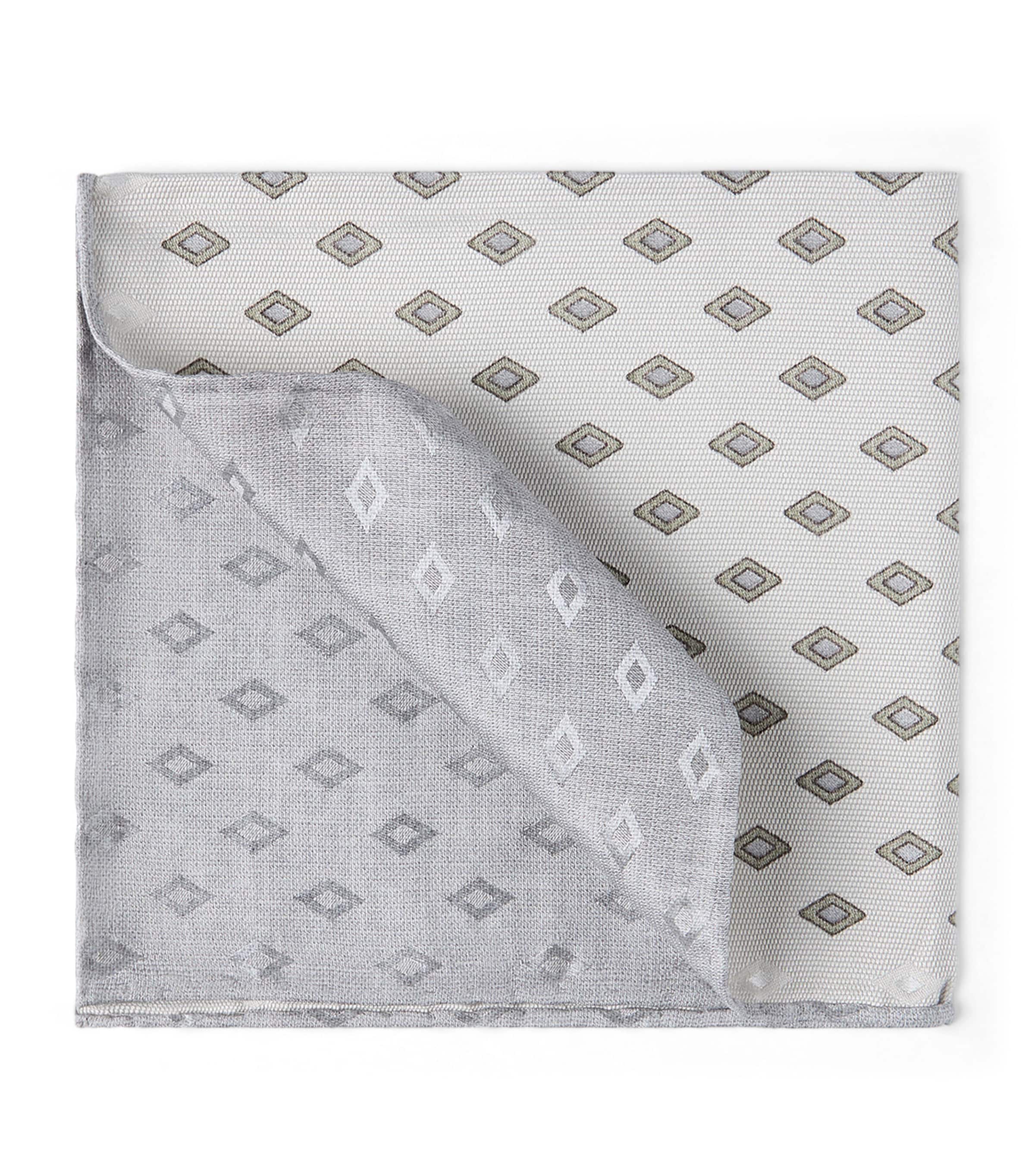 Silk Printed Pocket Square CNB72 Image 1