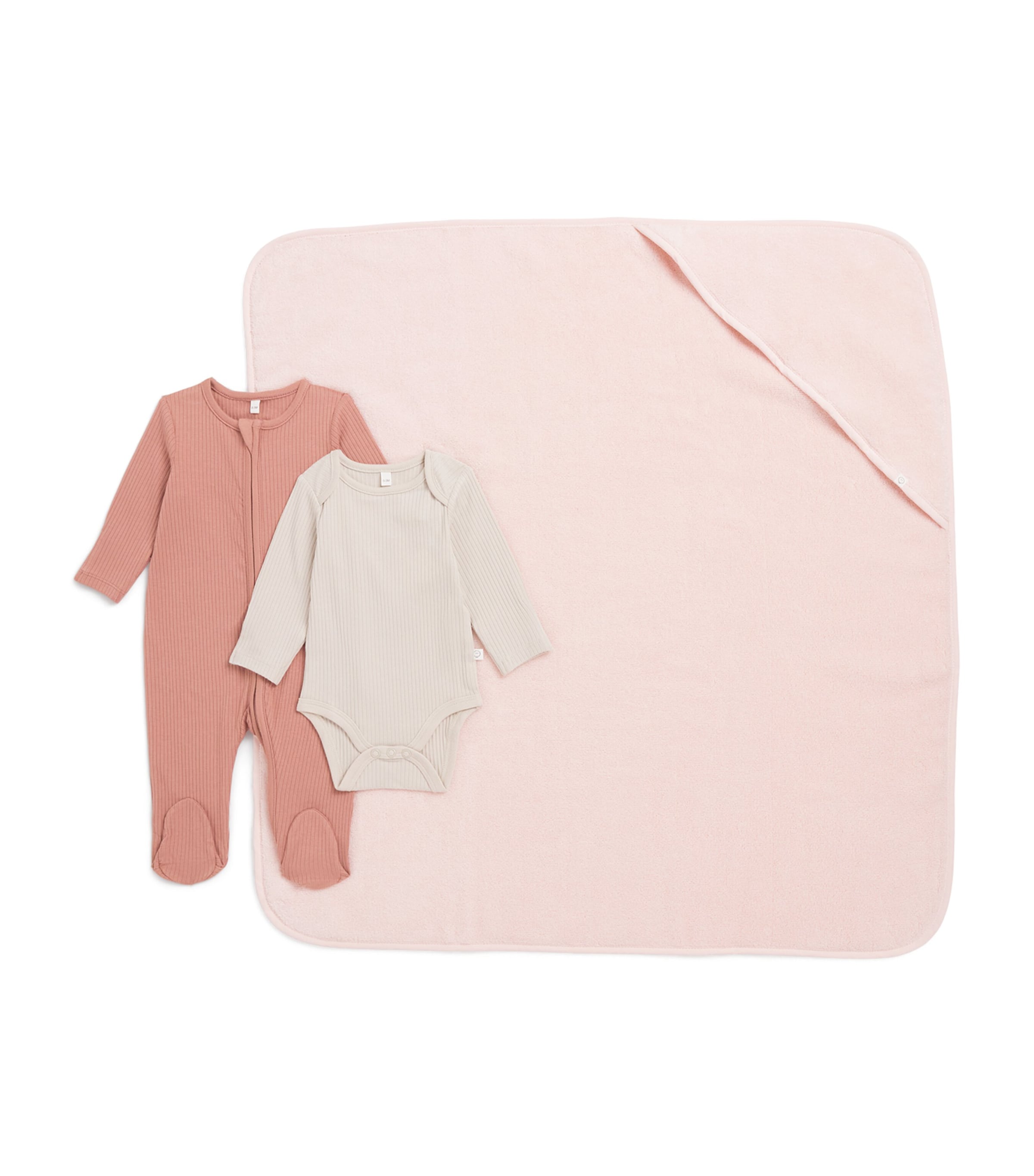 Mori Soak And Sleep Newborn Set In Pink