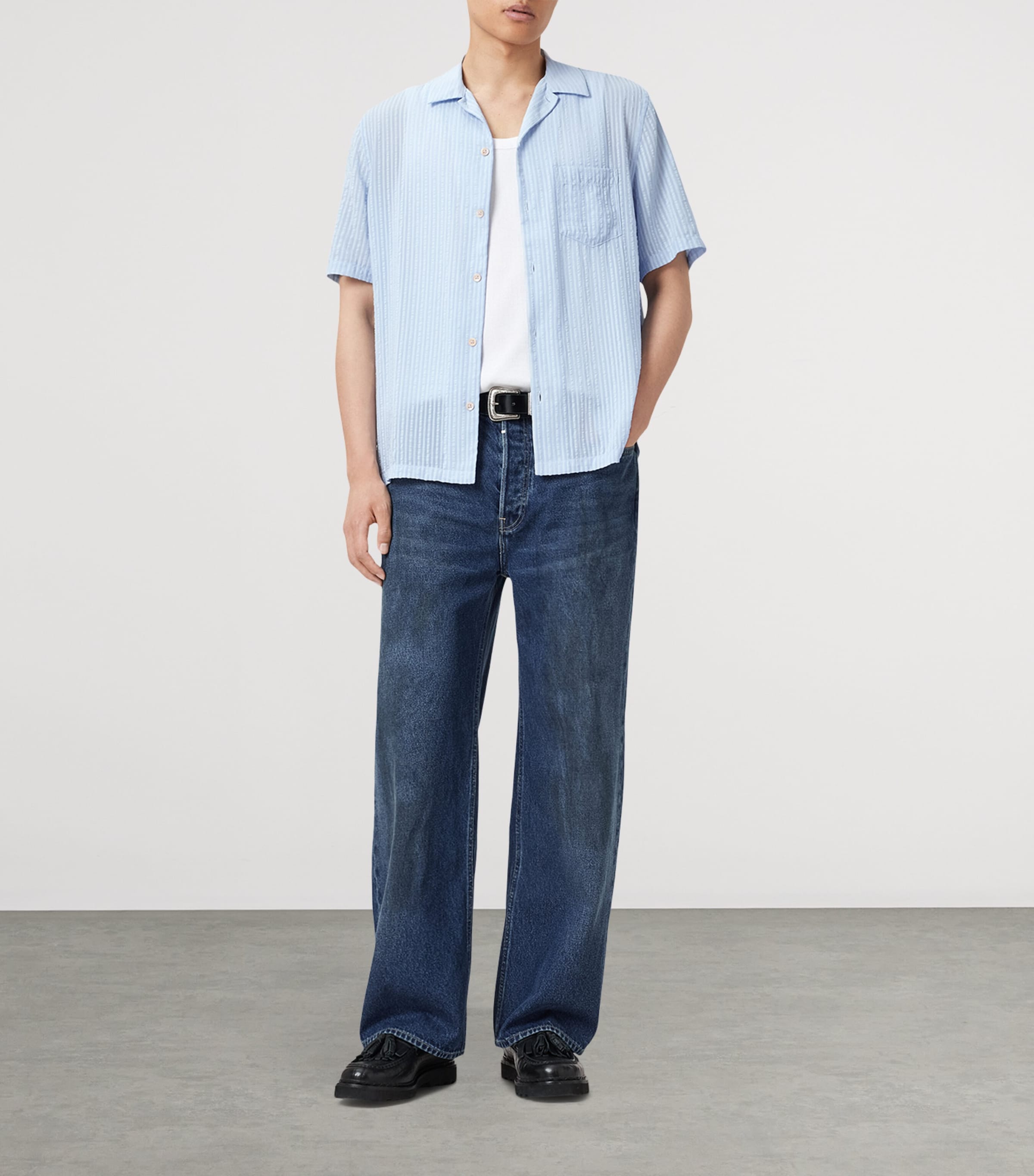 Perry Stripe Shirt KENTUCKY BLUE Image 3