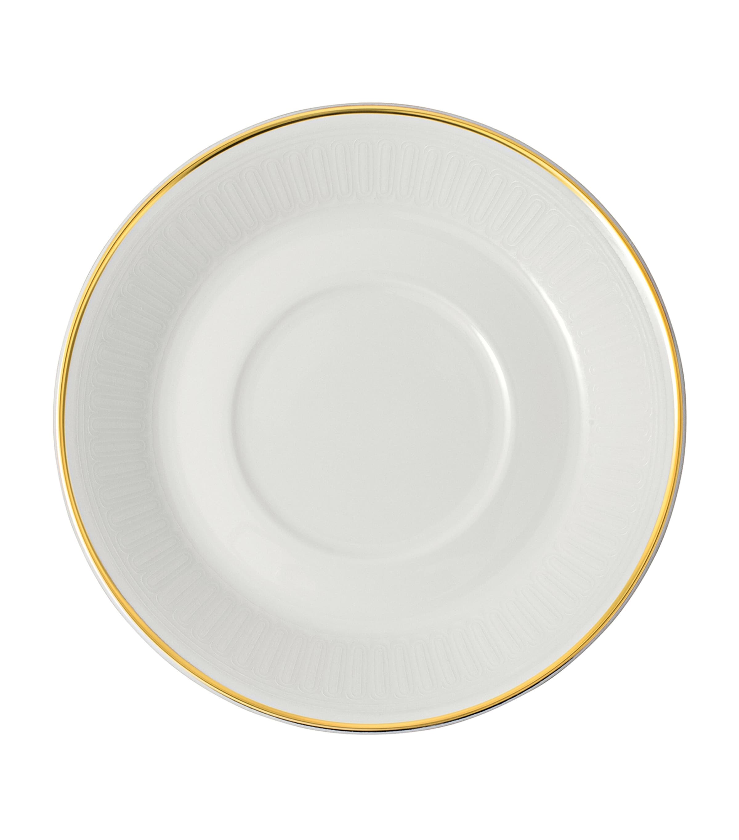 Villeroy & Boch Bone Porcelain Chã¢teau Septfontaines Espresso Saucer In White