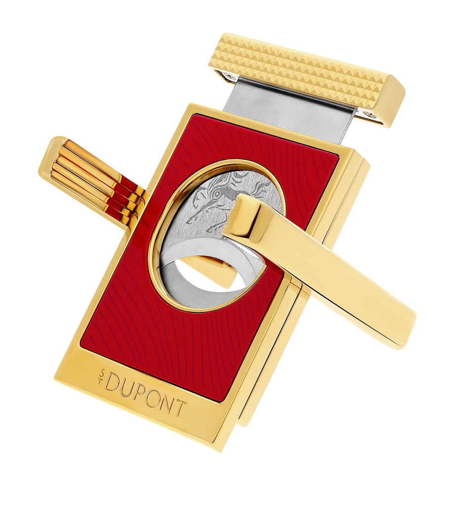 Year of the Horse Cigar Cutter RED & GOLD Image 3