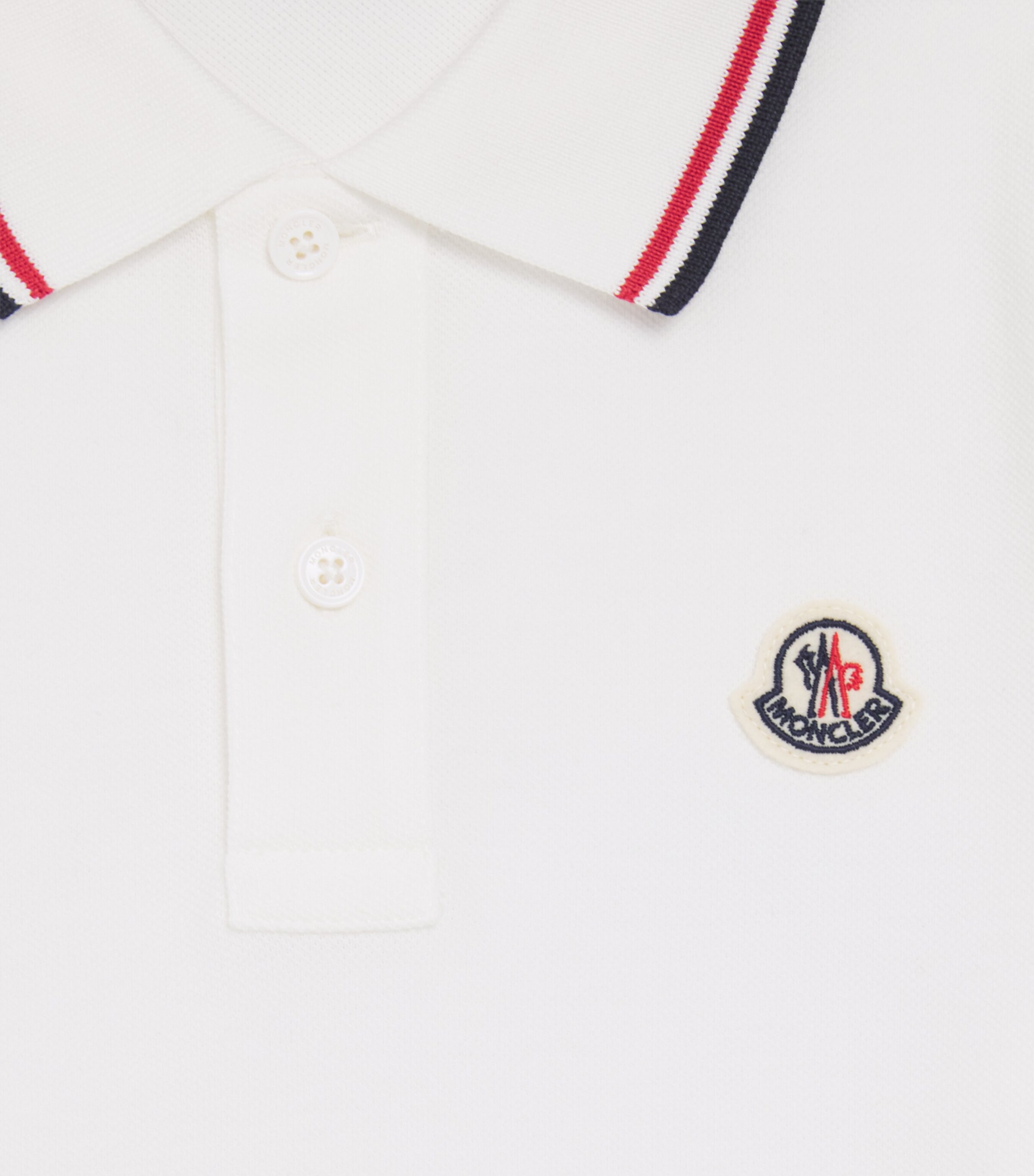 Moncler Enfant Cotton Piqué Polo Shirt (8-10 Years) Image 2