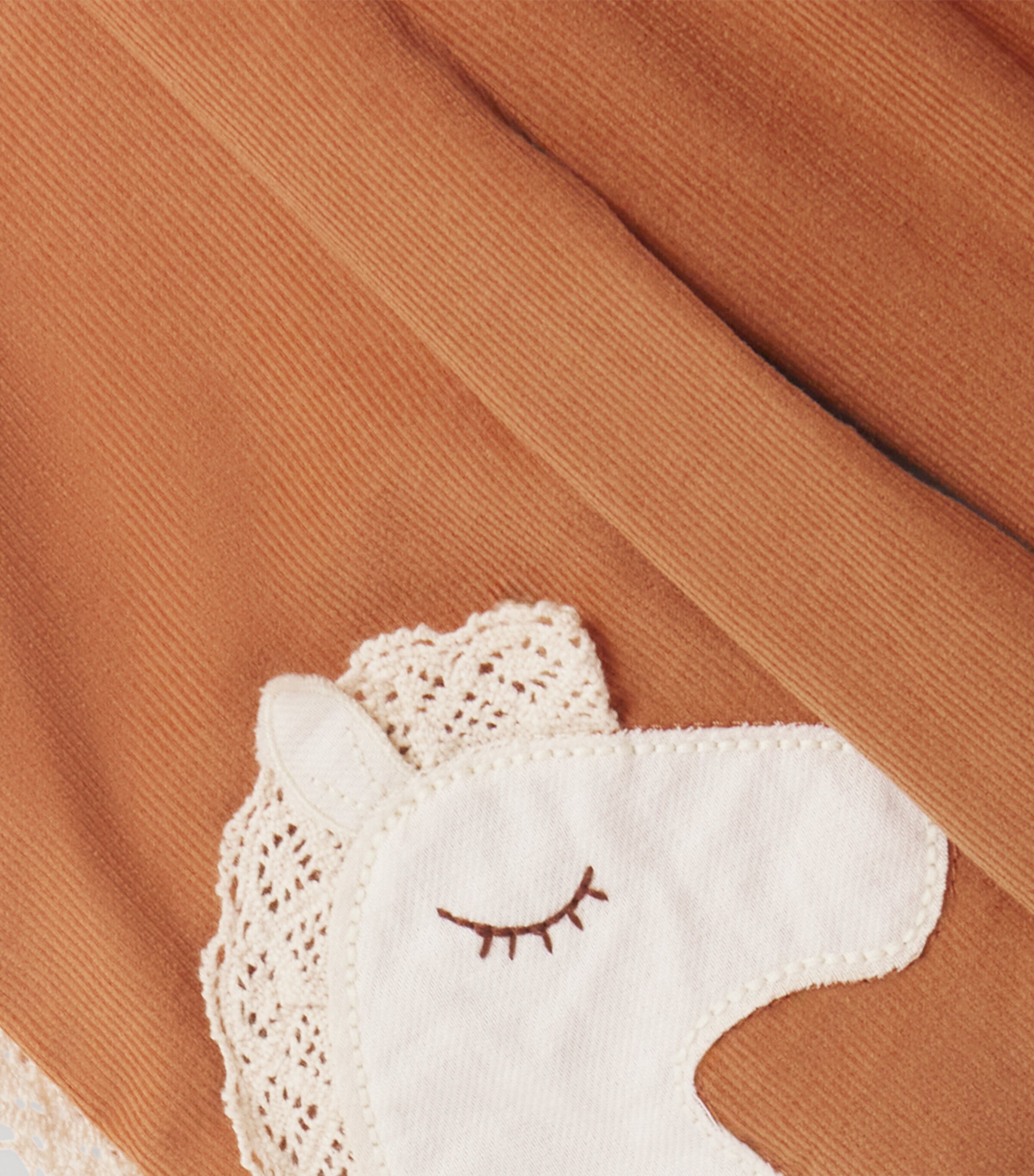 Gingersnaps Cotton Jolene Paper Bag Trousers (6-36 Months) Brown Image 3