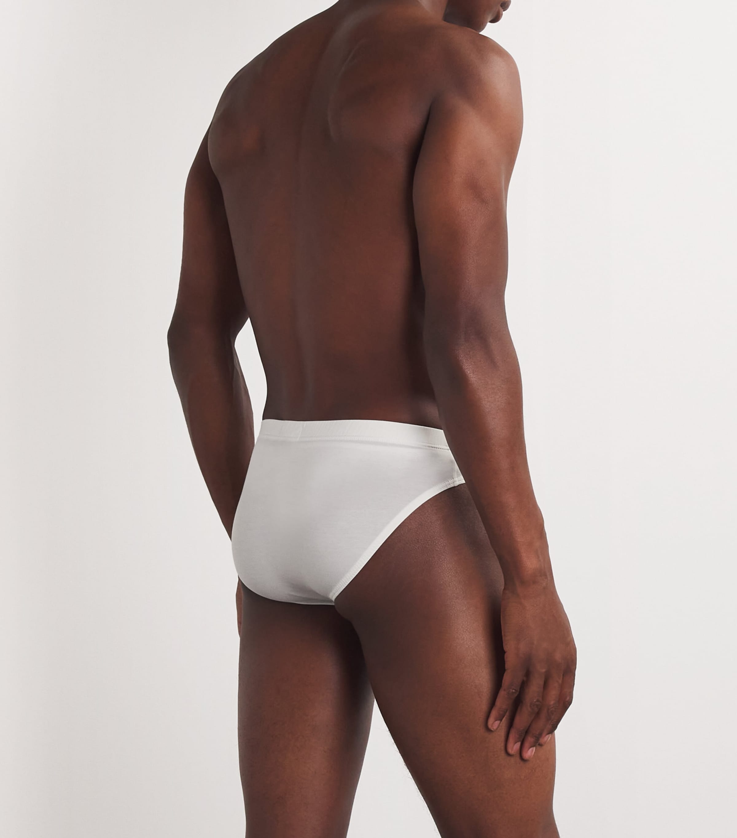 Hanro Mens Cotton Sensation Briefs White Image 3