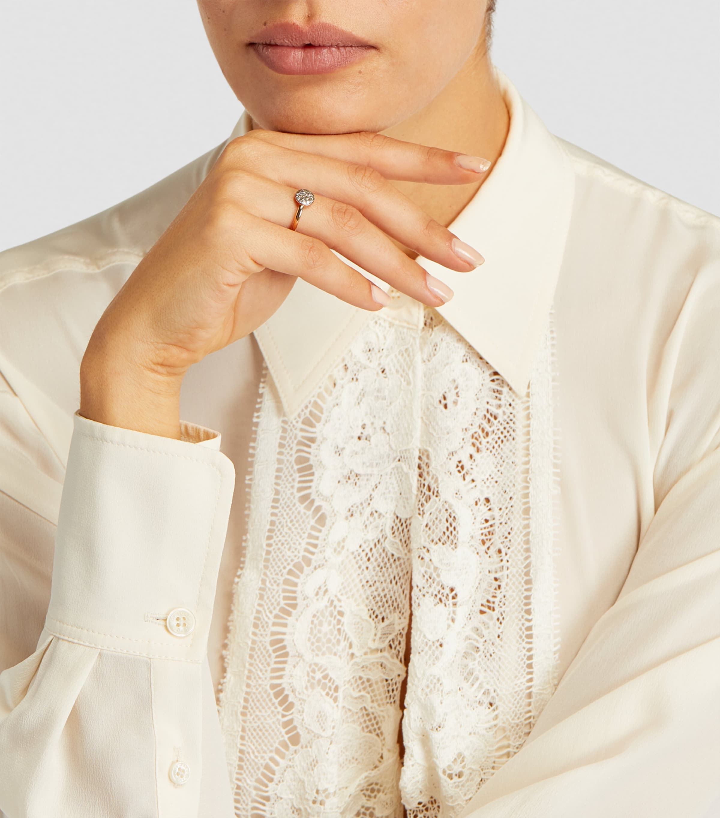 Rose Gold and Diamond Sabbia Ring DBR00 Image 4