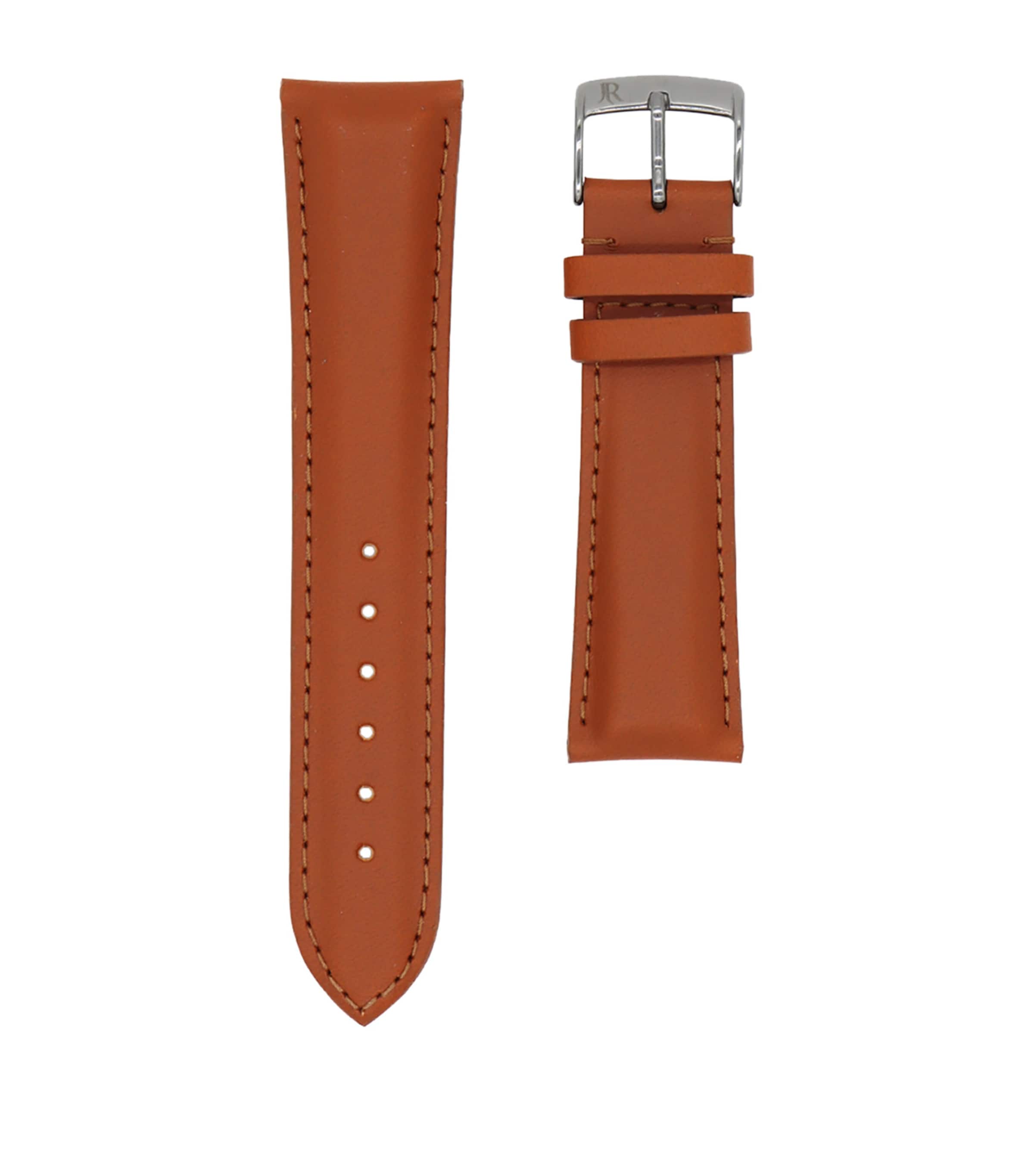 Jean Rousseau Vegetable-Tanned Leather 3.5 Watch Strap (16mm) Brown Image 1