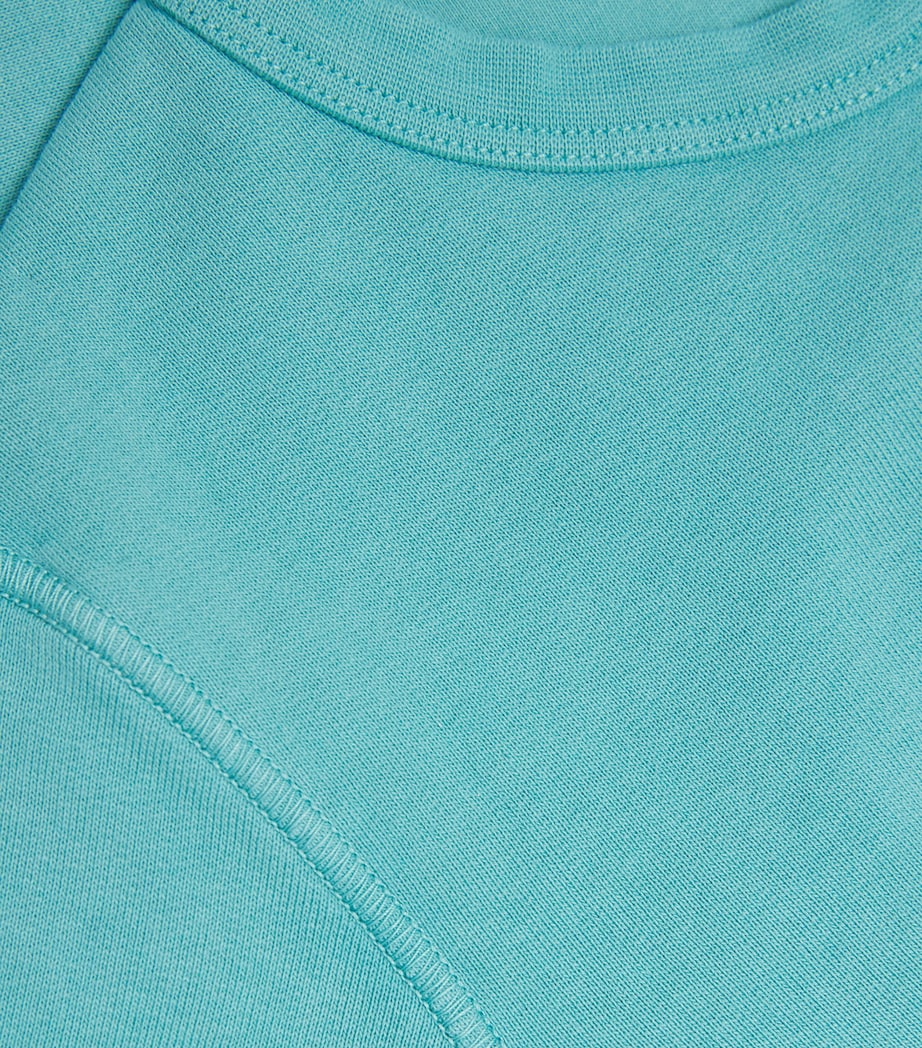 Cotton Logo Sweatshirt (4-14 Years) V0042/TURQUOISE Image 3