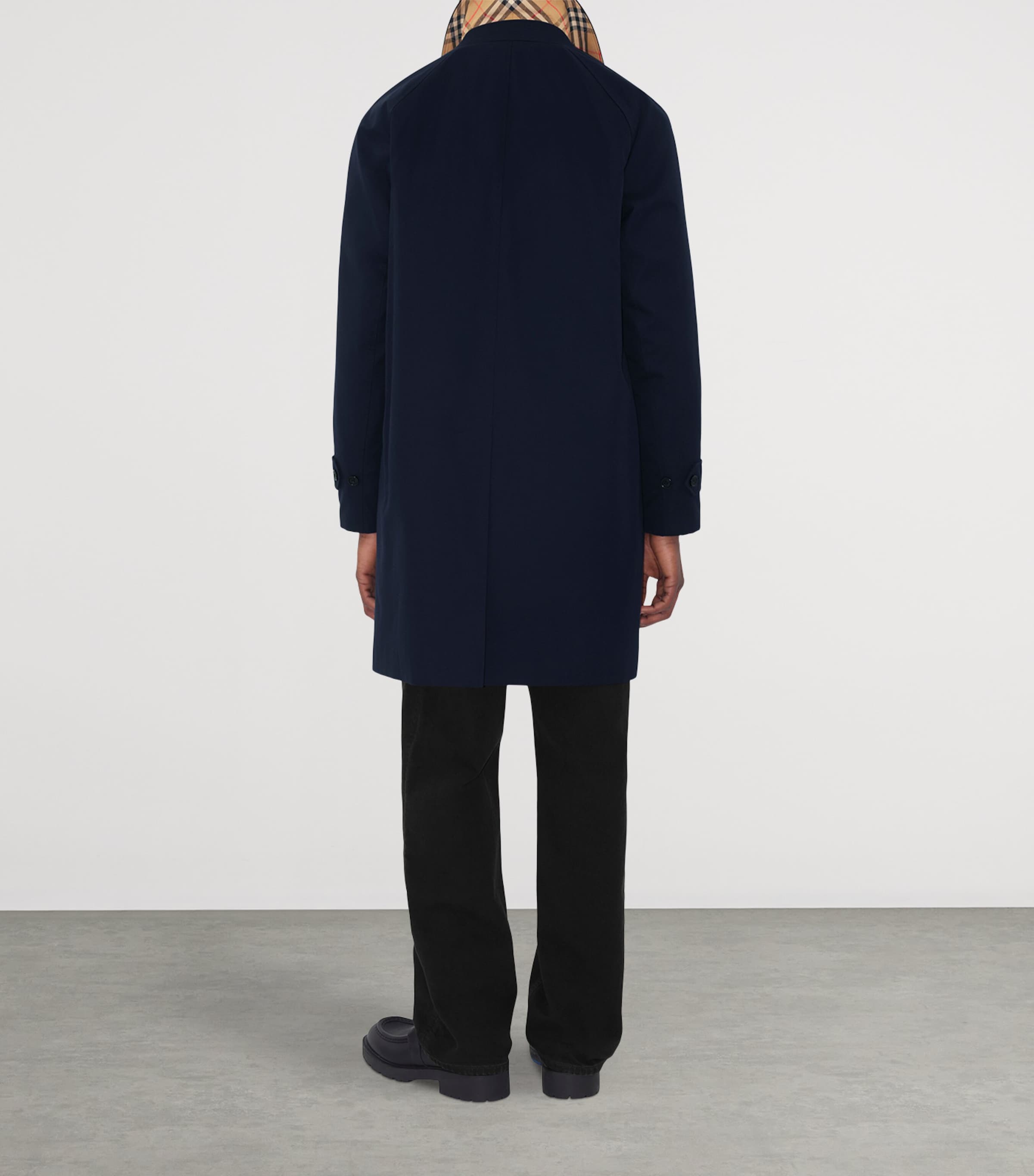 Mid-Length Camden Heritage Car Coat COAL BLUE Image 4