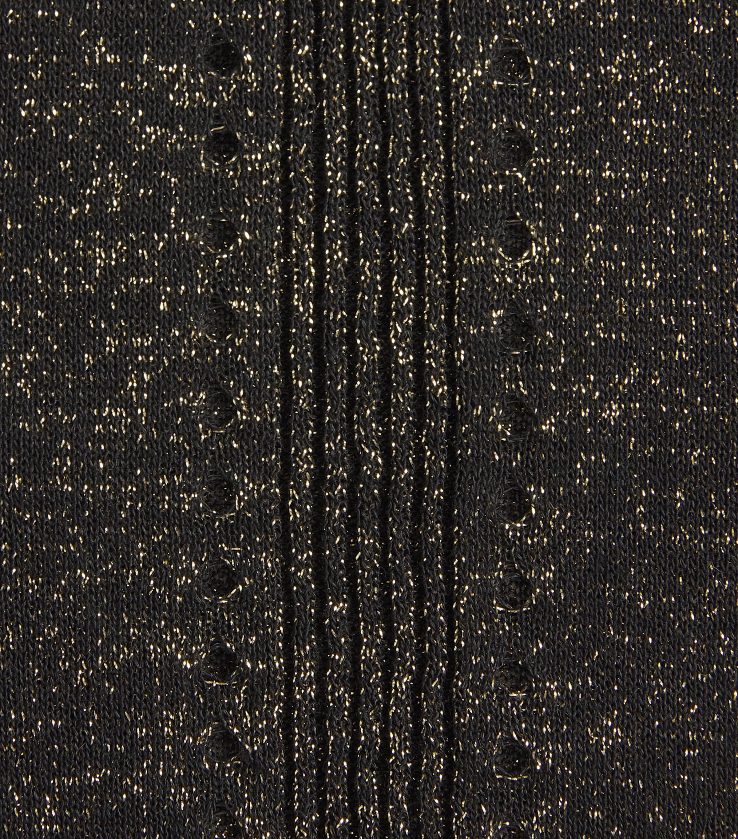 Metallic Lurex Leblanc Sweater BLACK/GILT Image 5