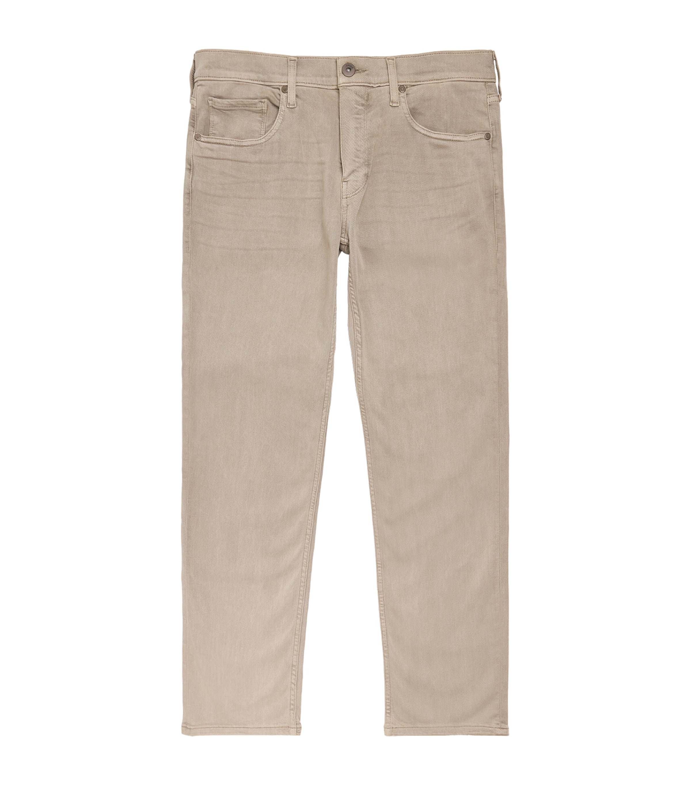 PAIGE Mens Normandie Straight Jeans Vint Ple Beige Image 1
