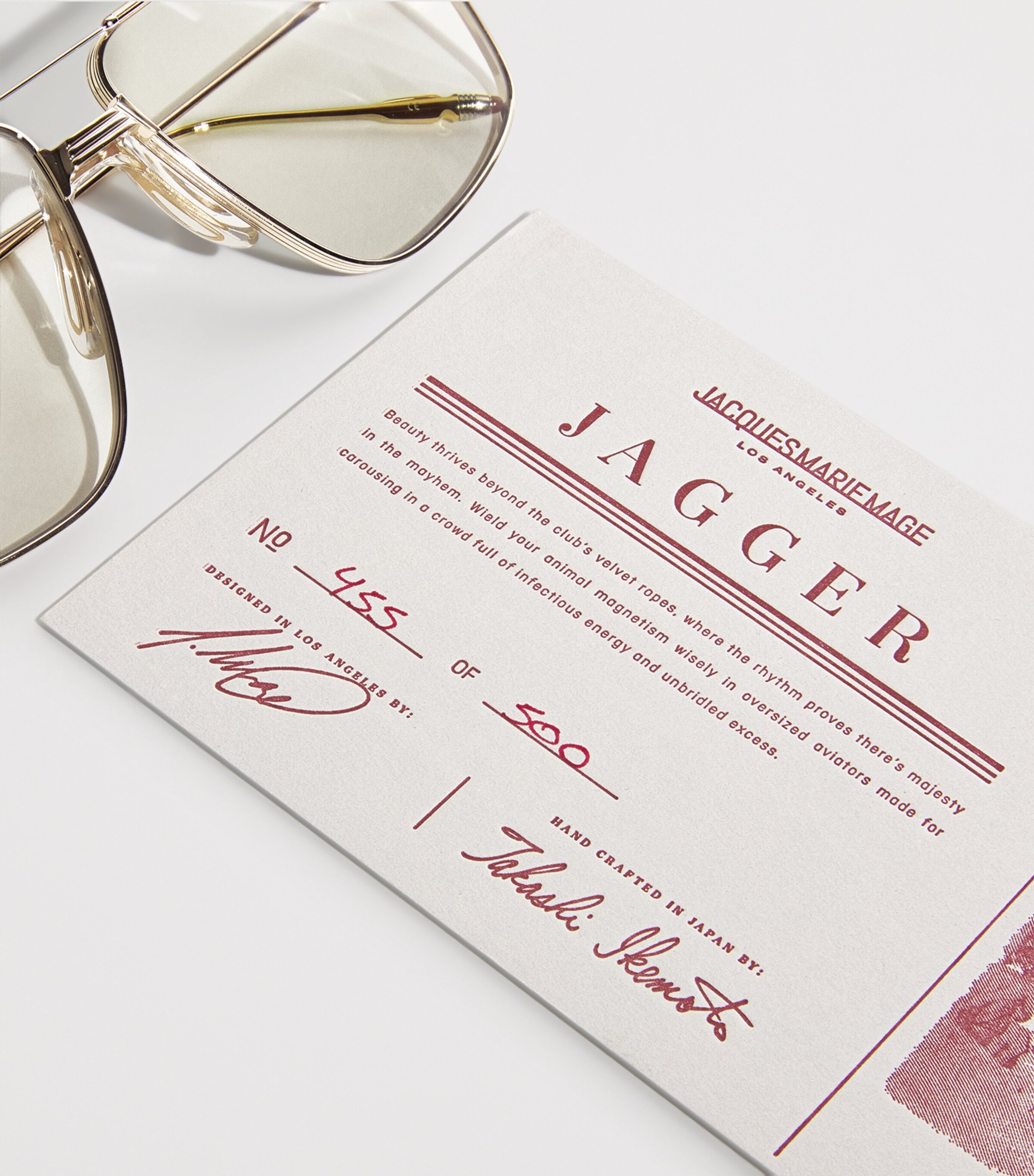 Jacques Marie Mage Titanium Jagger Aviator Sunglasses Altan Image 5