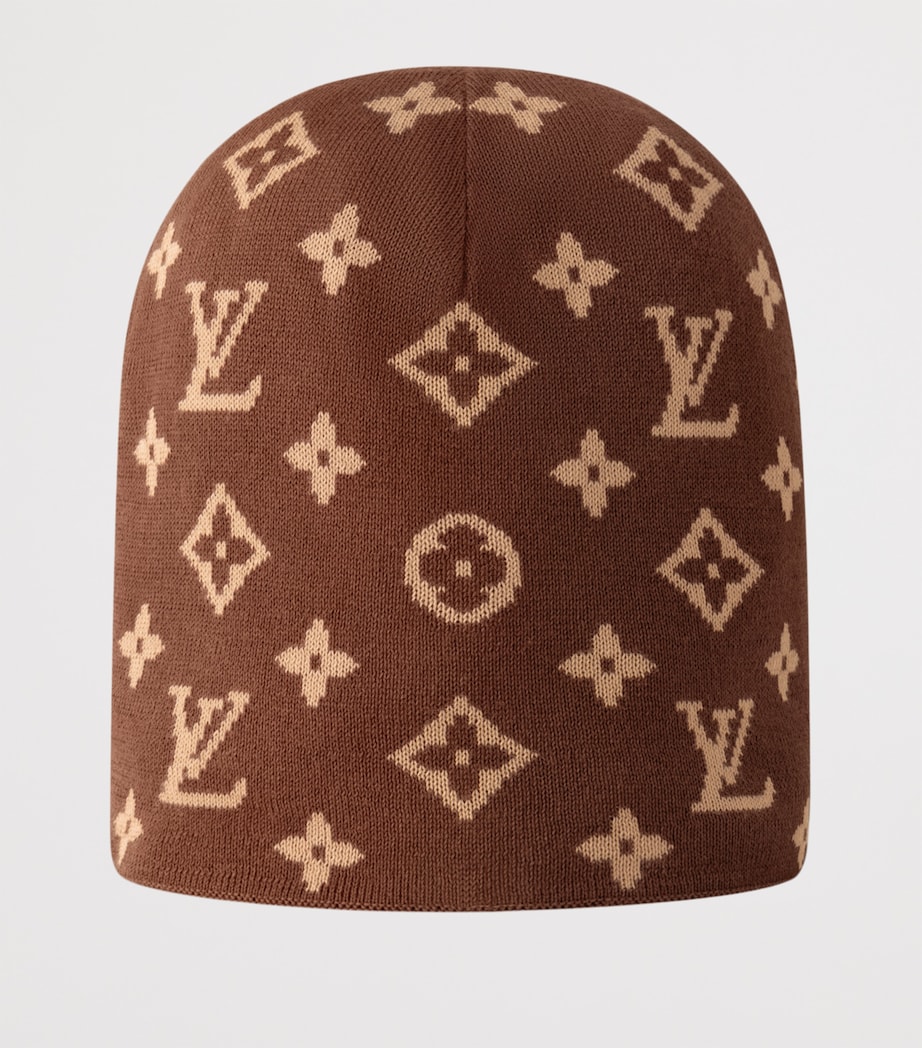 Monogram Era Beanie BROWN Image 3