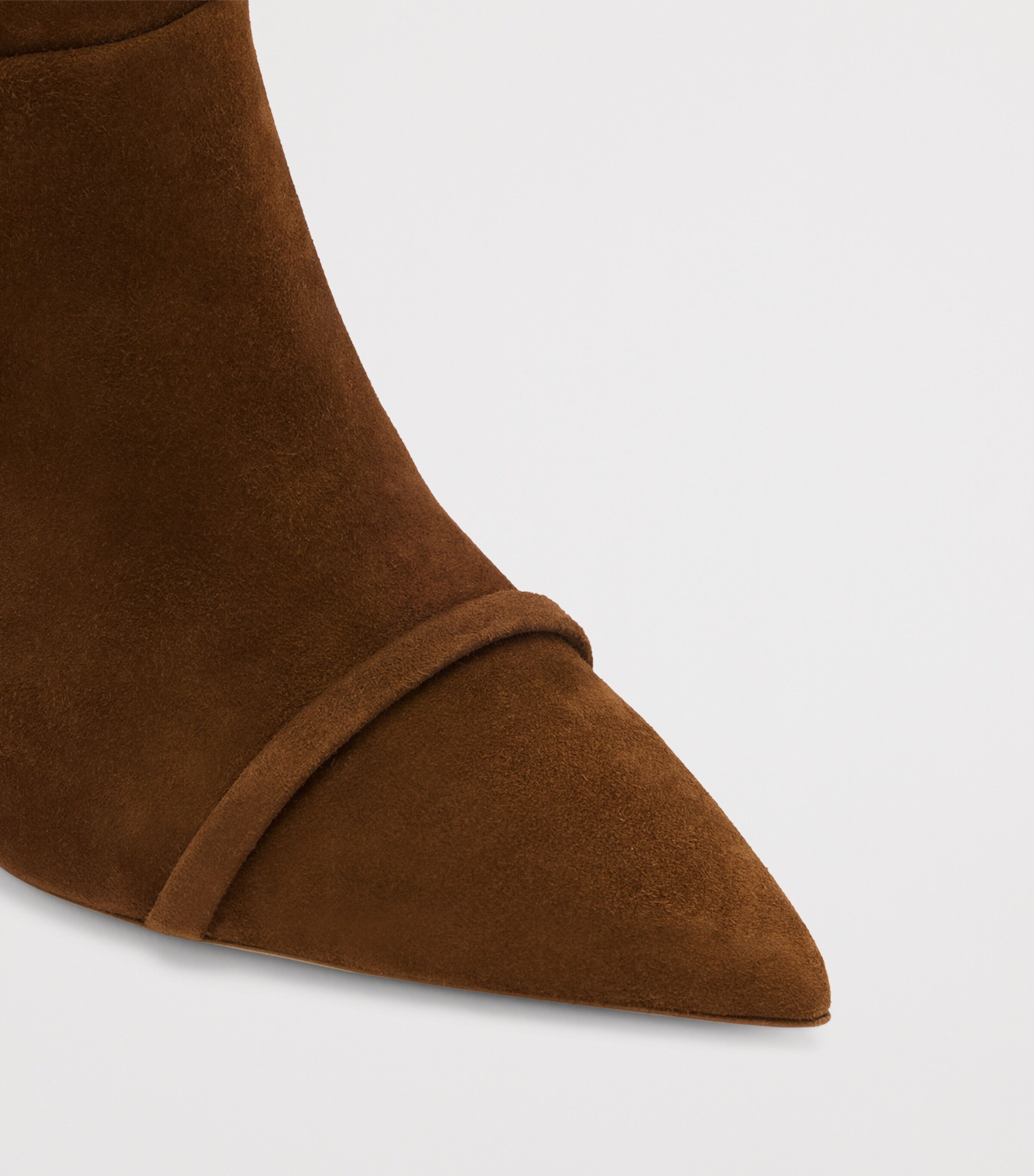 Malone Souliers Suede Isley Heeled Boots 70 Oak Image 5