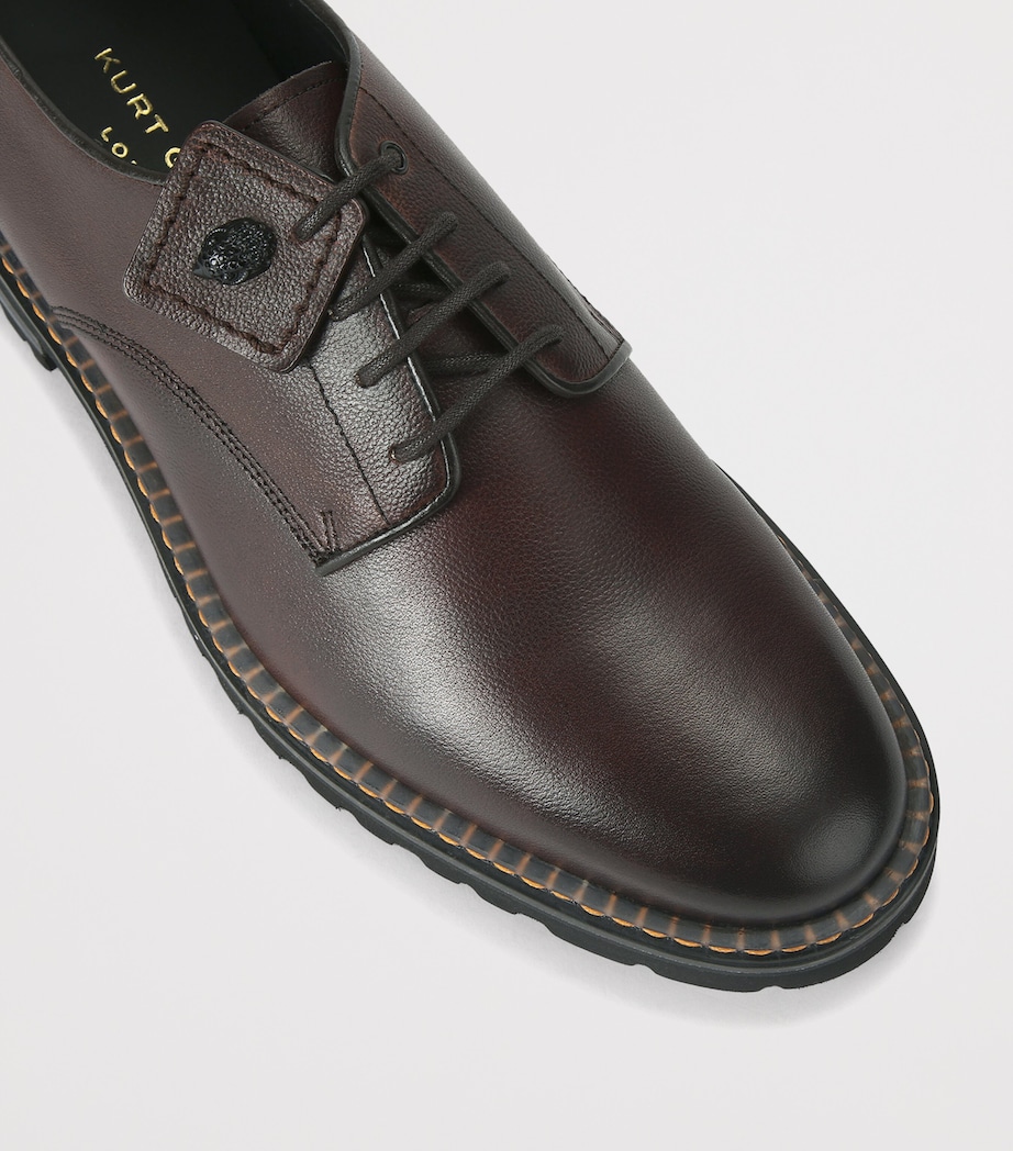 Leather Mercer Cleat Derby Shoes BROWN Image 3