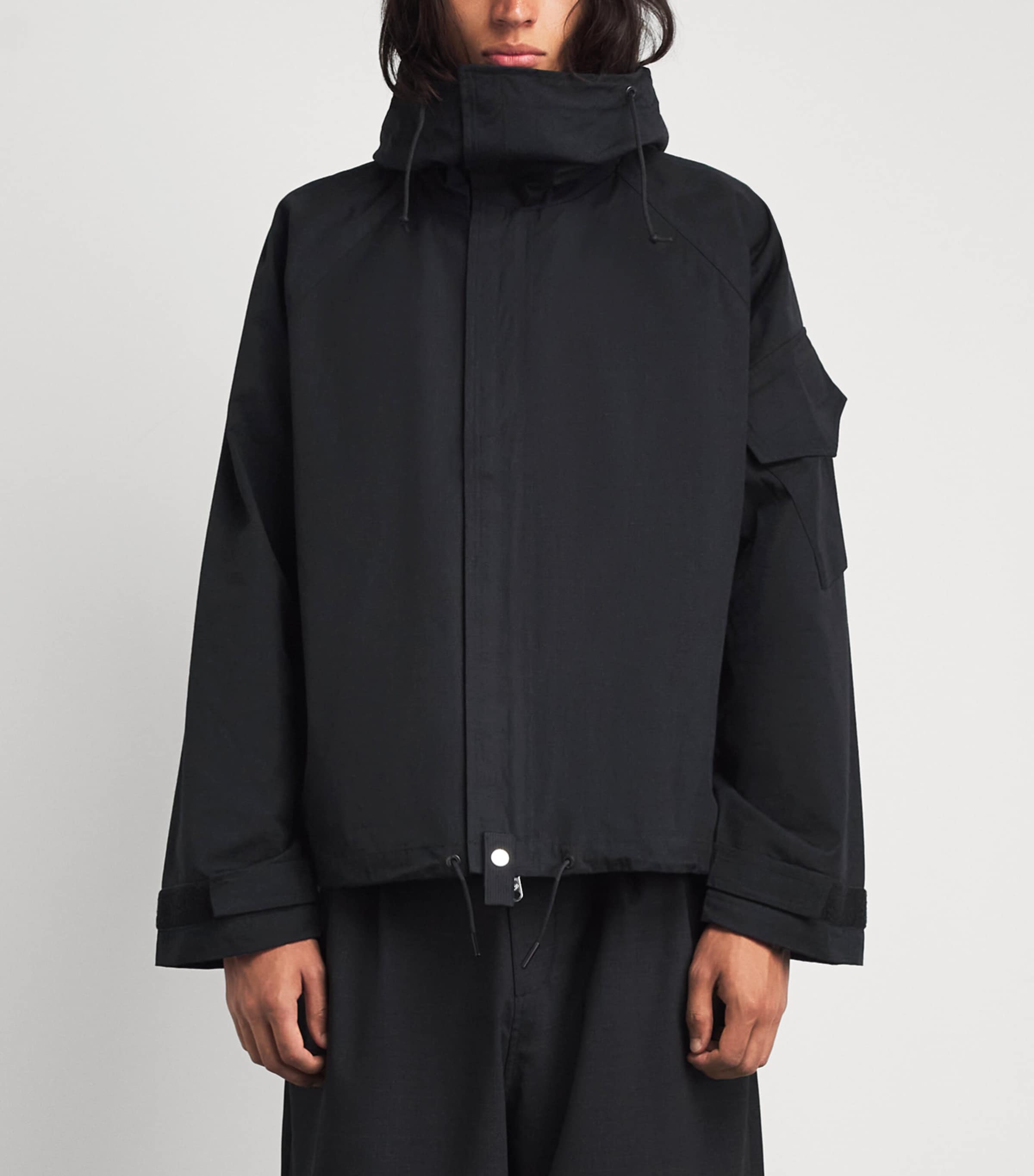 Cole Buxton Mens Cotton Windbreaker Black Image 4