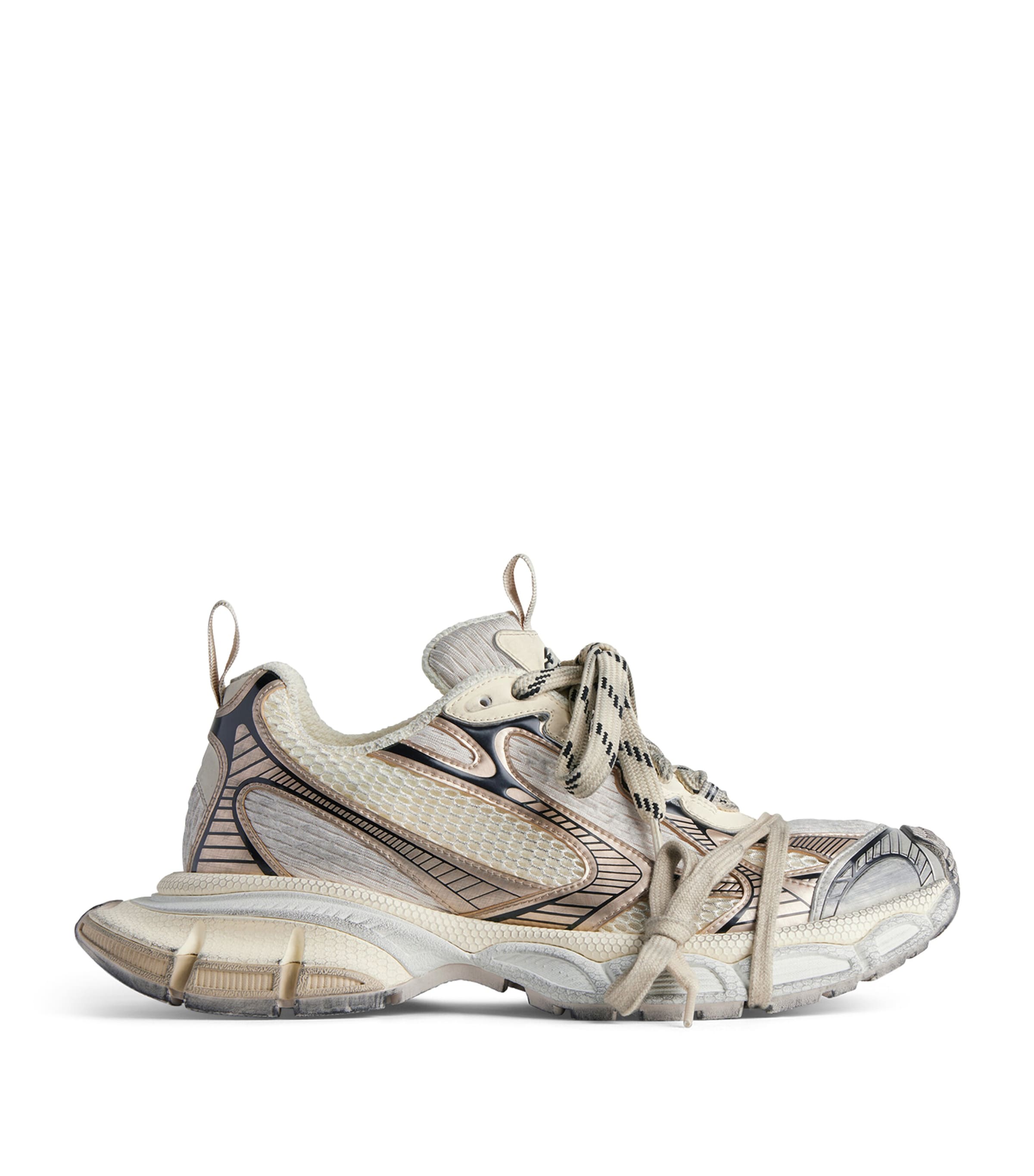 Balenciaga Beige 3XL Lace-Up Sneakers | Harrods US