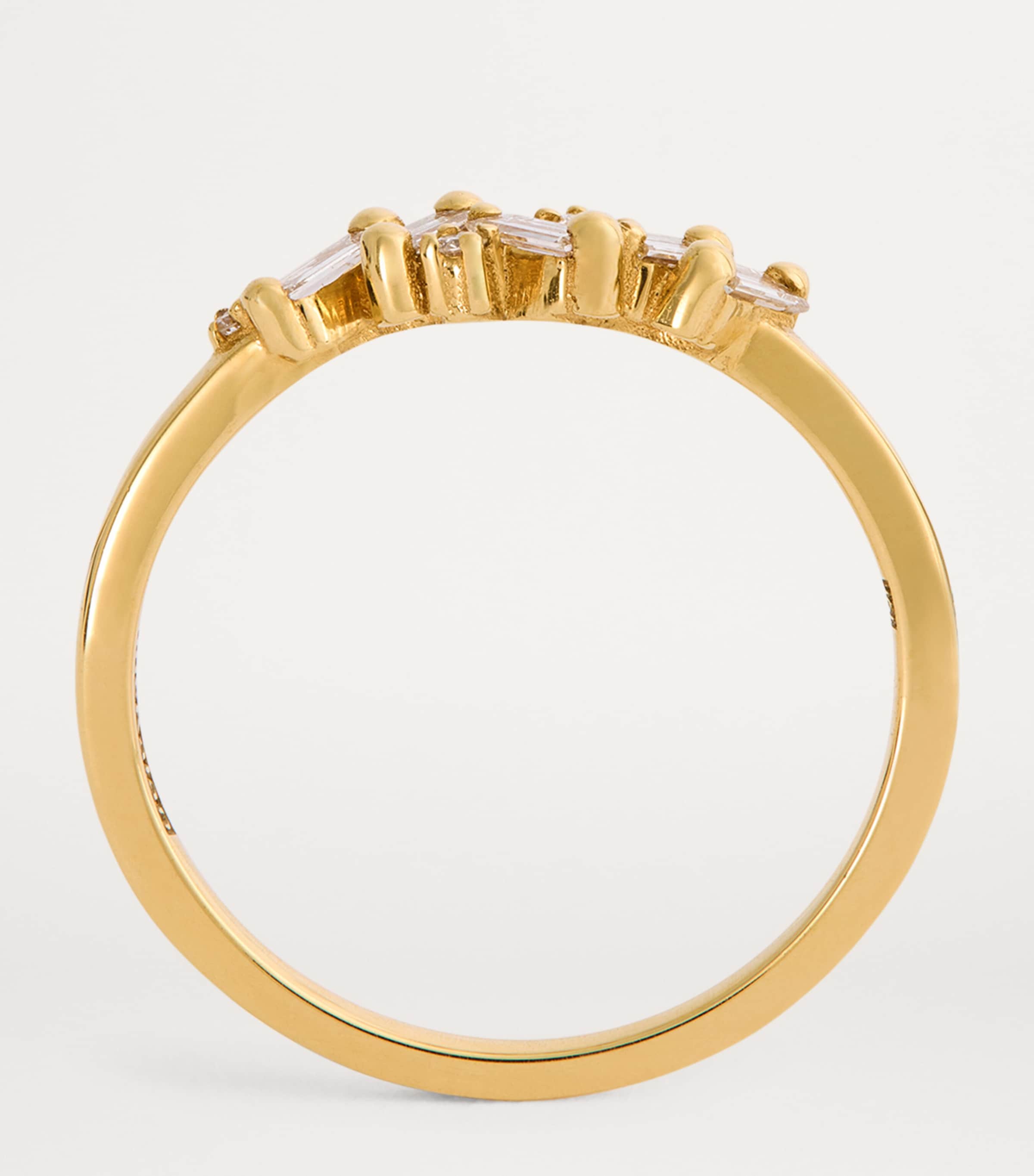 Yellow Gold and Diamond Frenzy Ring (Size 6.5) 18K YG/WD Image 3