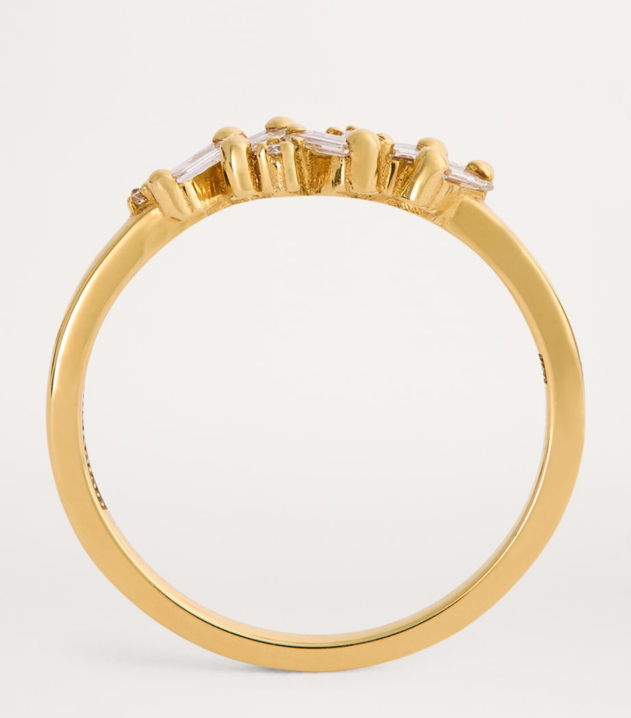Yellow Gold and Diamond Frenzy Ring (Size 6.5) 18K YG/WD Image 3