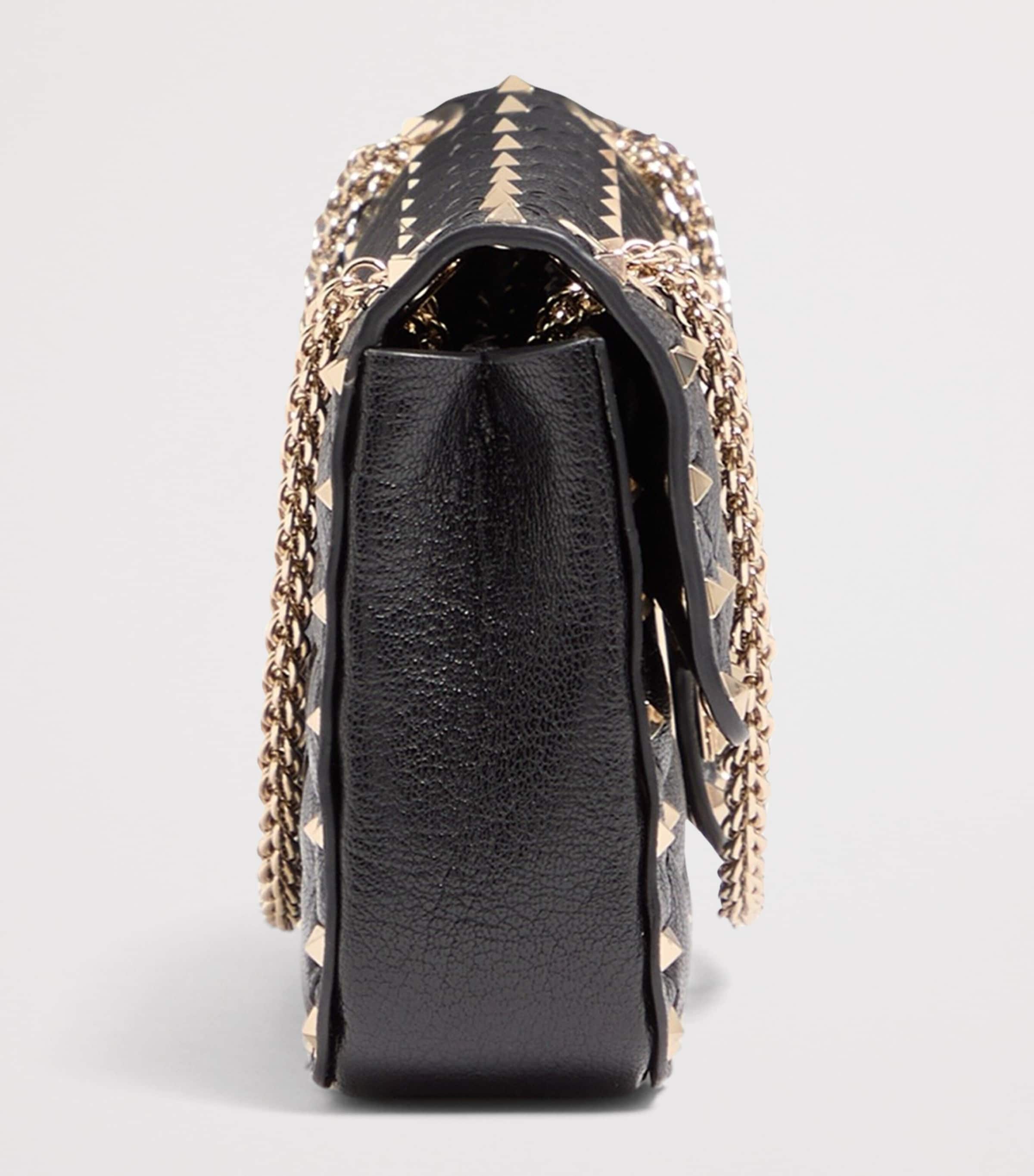 Valentino Garavani Medium Leather Rockstud Spike Shoulder Bag Image 3
