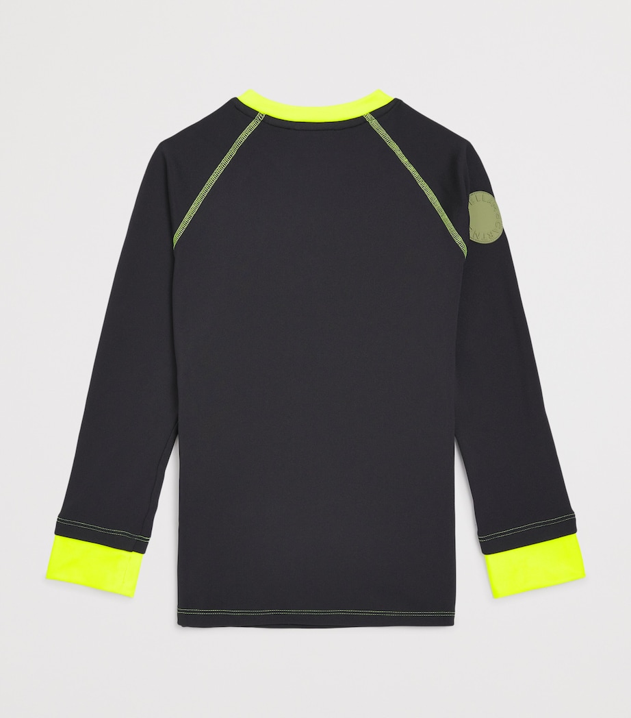 Neon-Trim T-Shirt (4-14 Years) 930BLACK Image 2