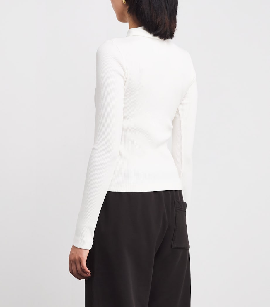 Organic Cotton-Blend '60s Polo Shirt PASHMINA Image 4