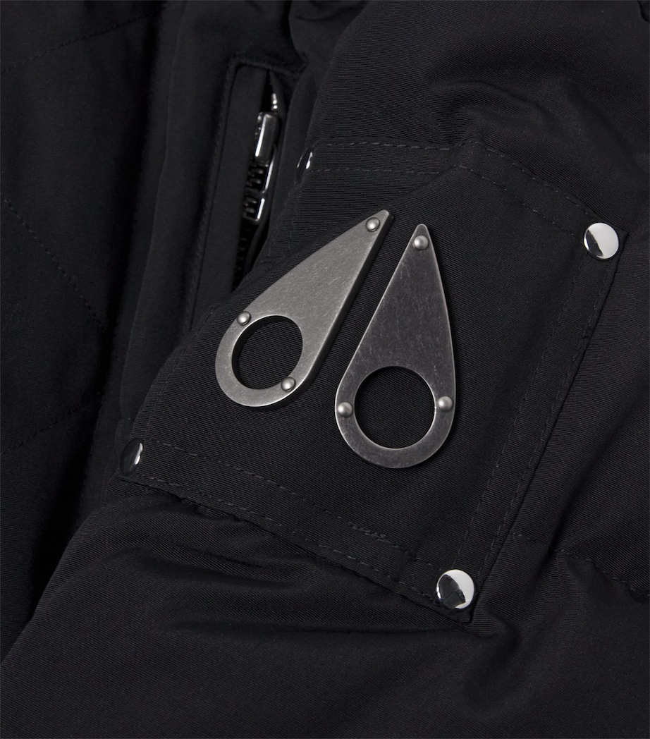 Water-Resistant Down 3Q Jacket (4-18 Years) 1001BLK W/NAT SH Image 3