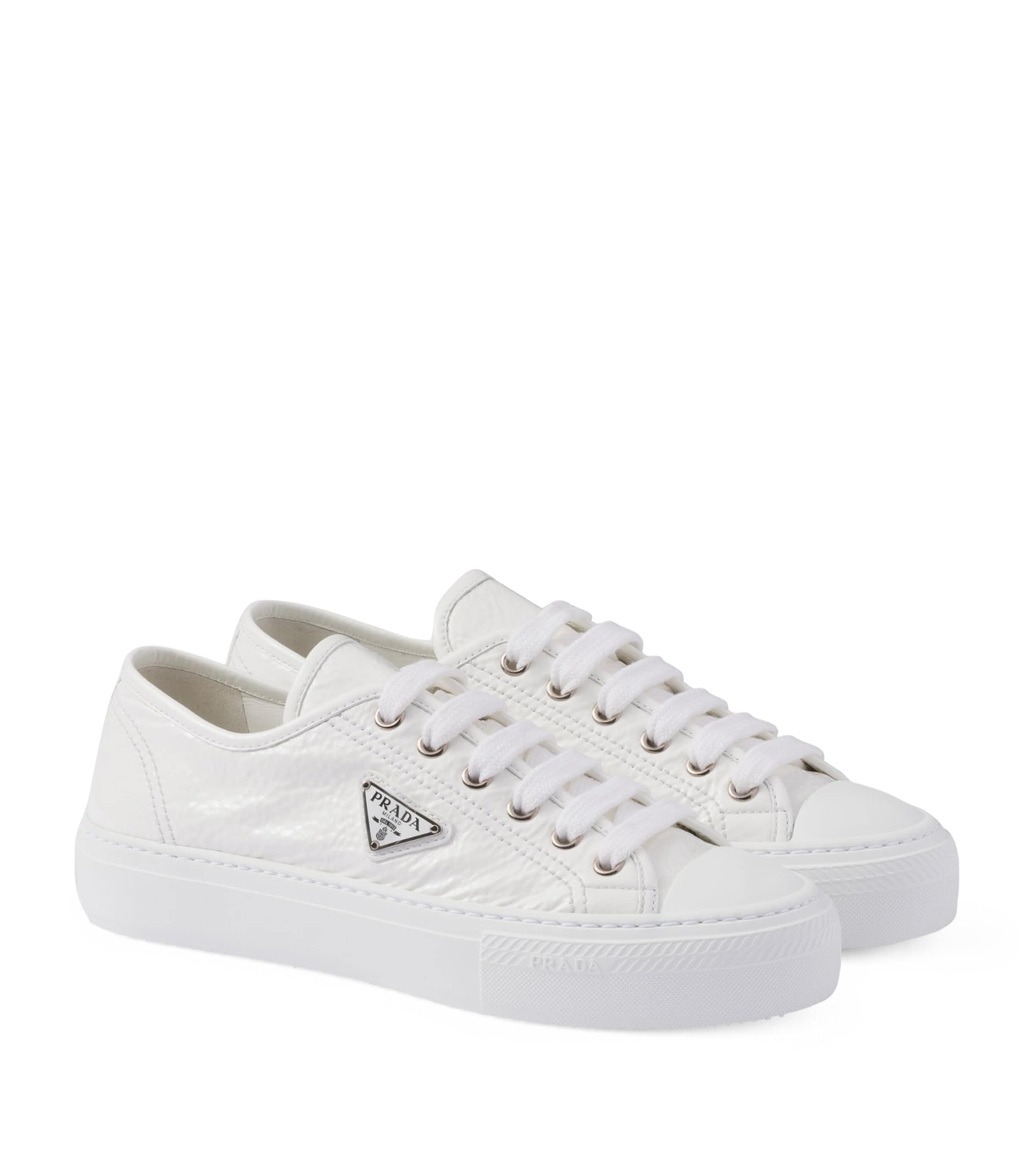 Prada Leather Naplak Sneakers Image 1