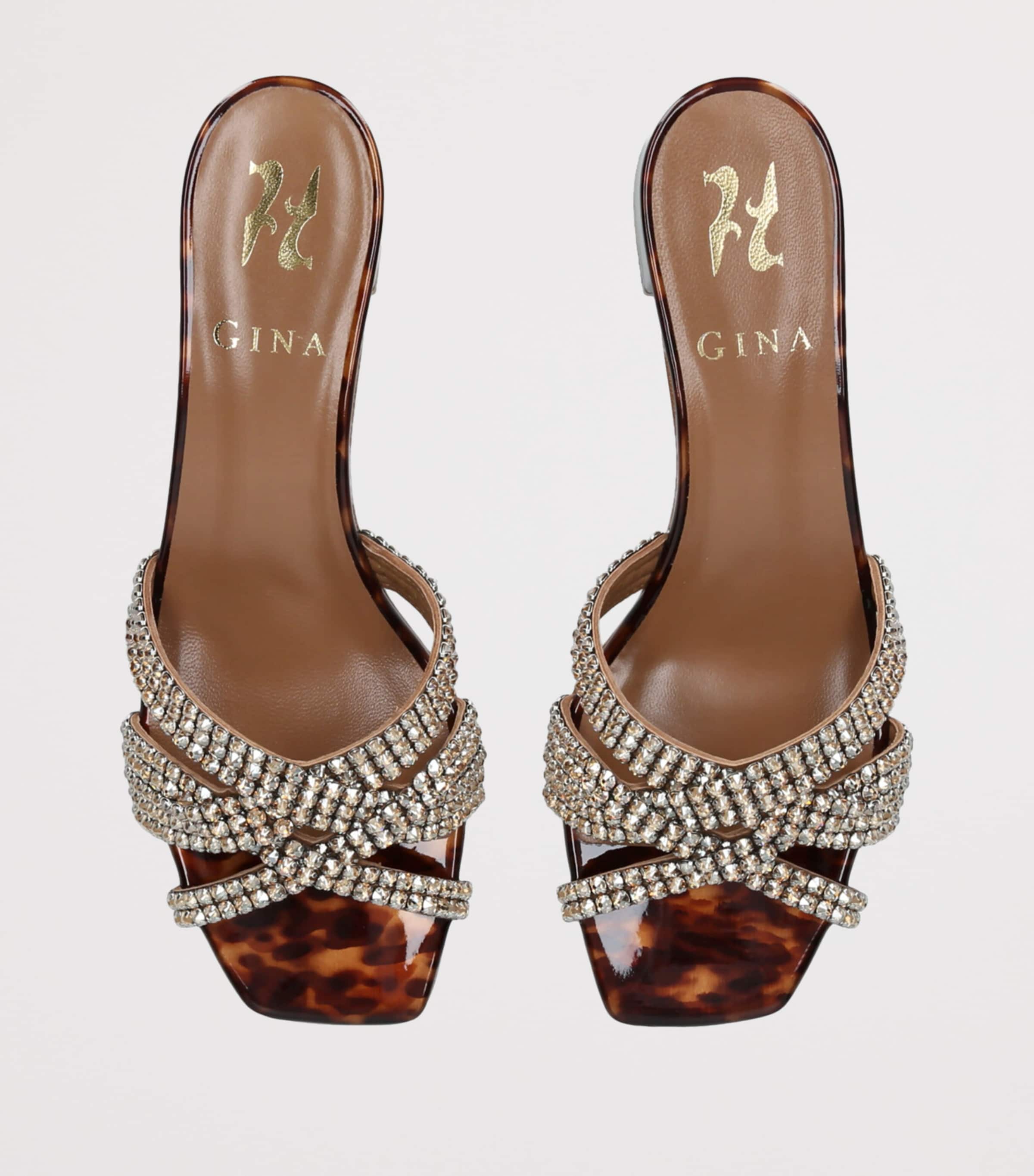 Patent Leather Cornelia Mules 35 BRONZE COM Image 4