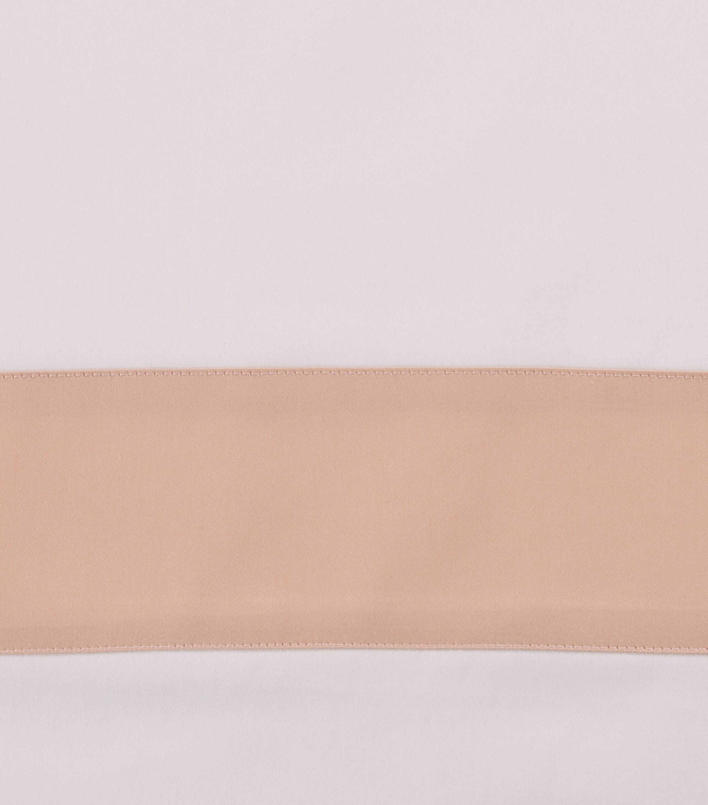Frette Cotton Breeze Border Double Sheet Set (240cm x 305cm) Milk/misty Bl Image 4