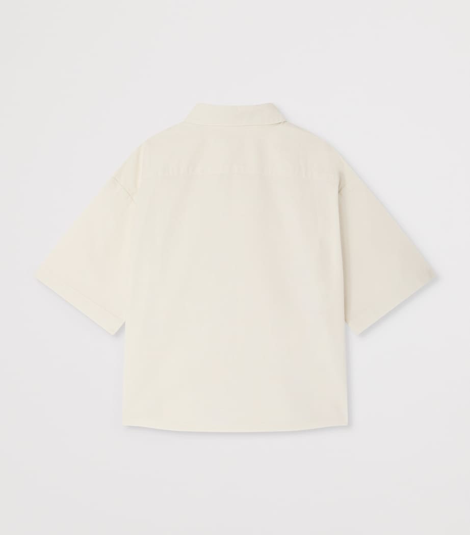 Cotton Logo Shirt (10-14 Years) BLANC LAIT Image 2