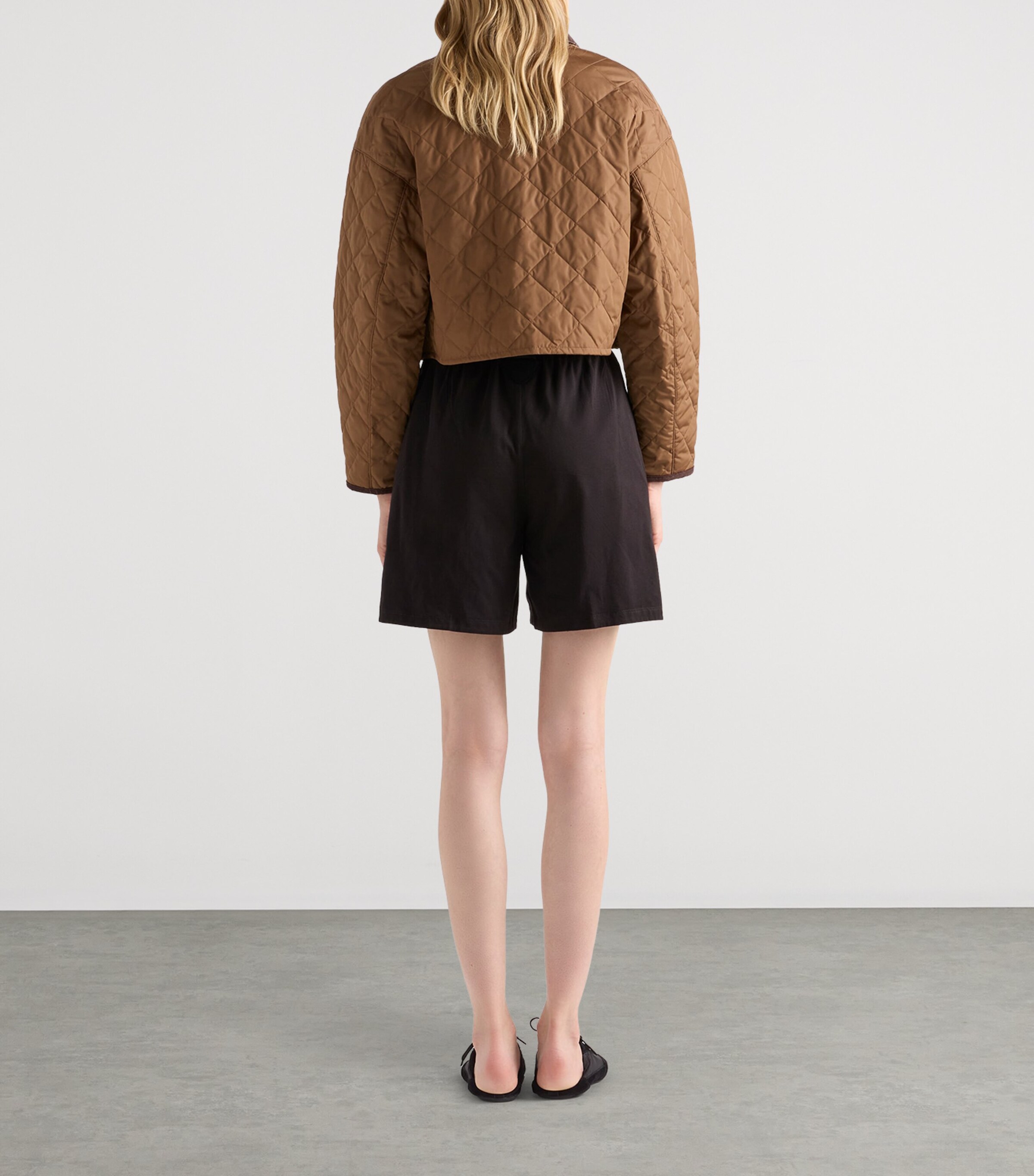 Re-Nylon Cropped Jacket F0594 Image 5