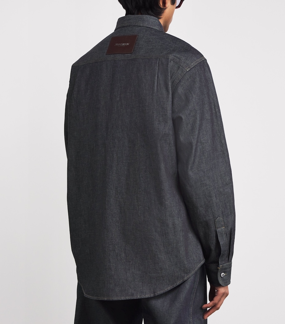 Denim Oversized Overshirt INDIGO 870 Image 4