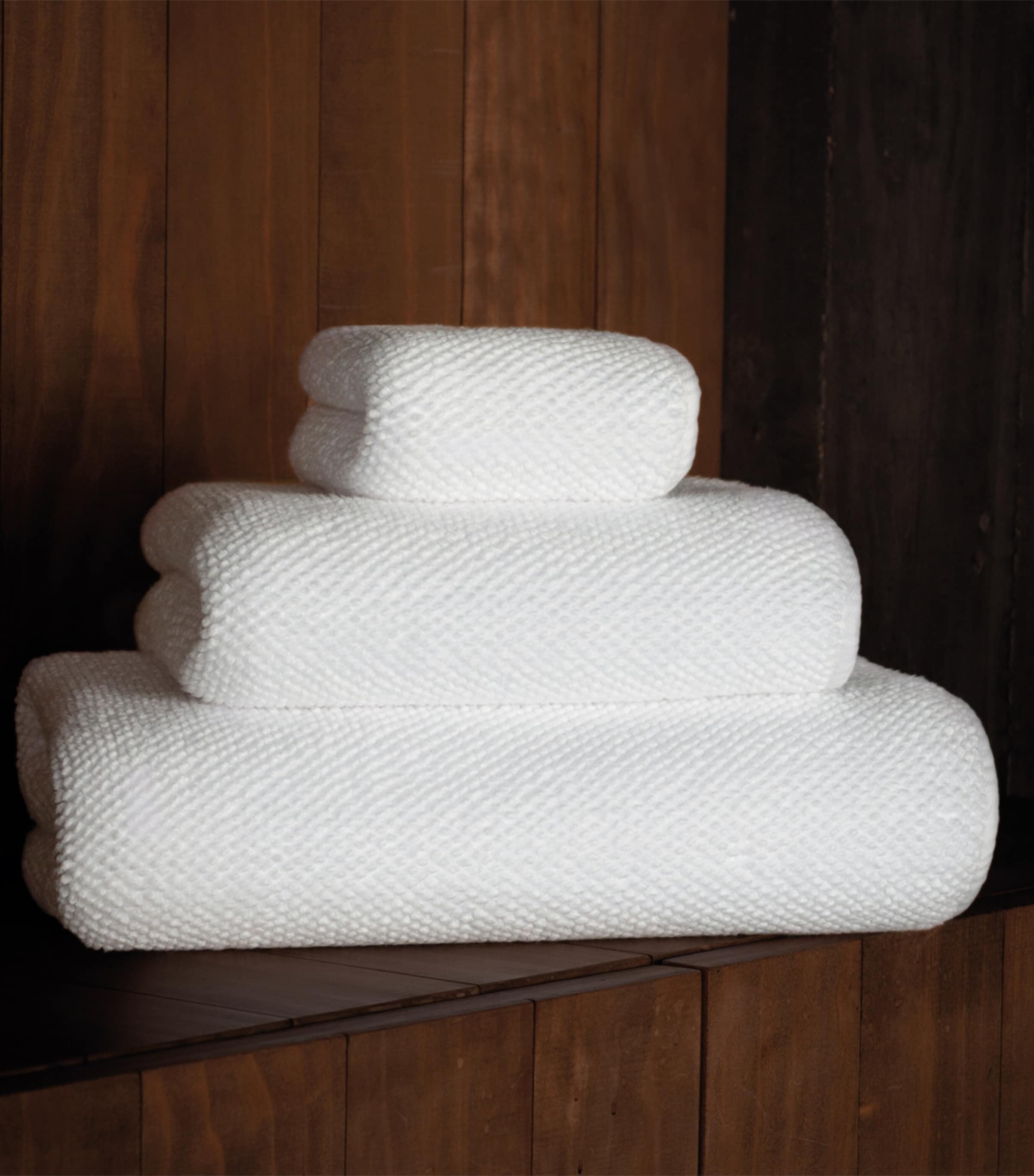 GRACCIOZA Cotton Pearls Hand Towel (50cm x 100cm) Seamist Image 2