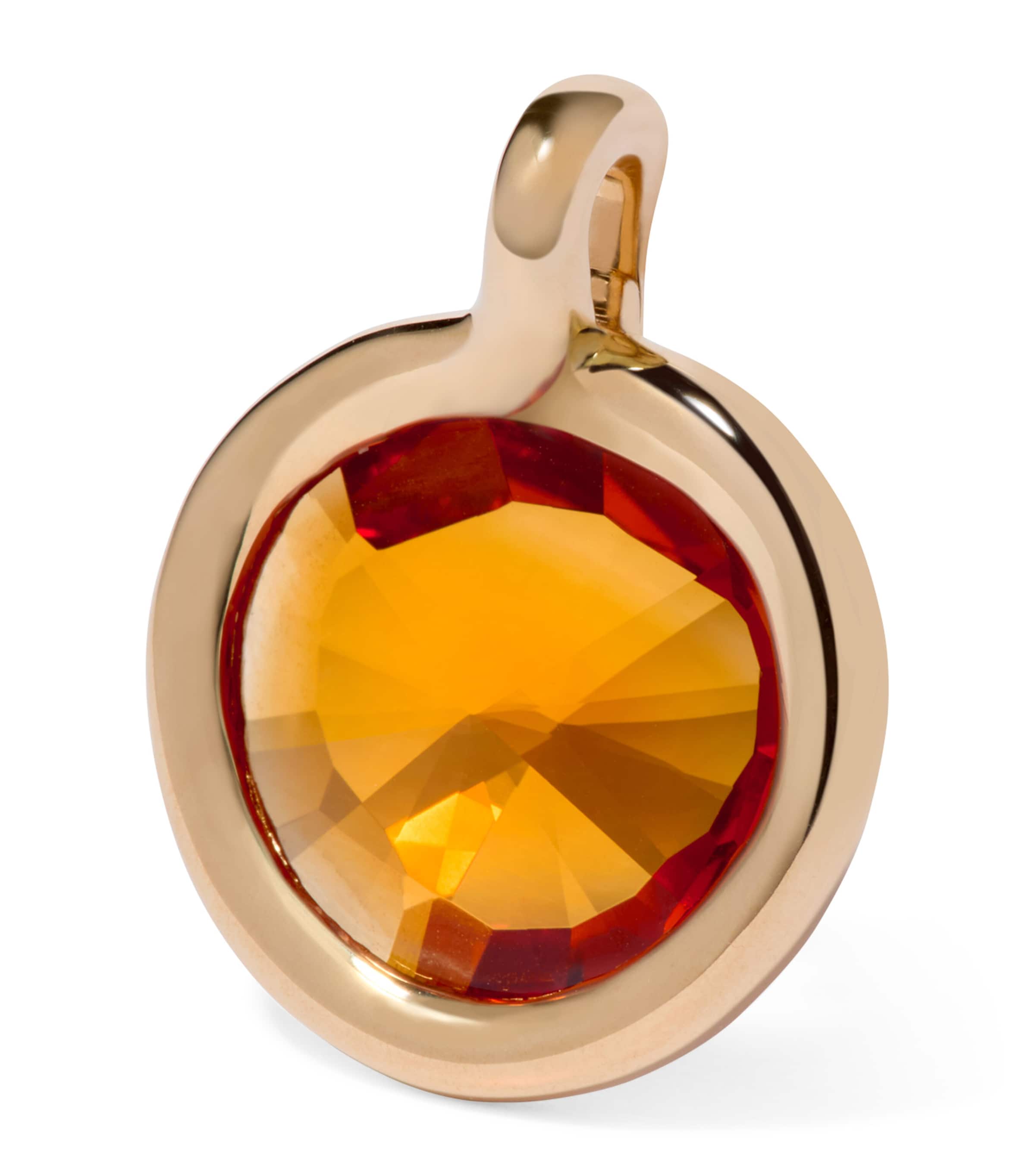 Annoushka Yellow Gold And Citrine Sweetie Pendant Charm In Gold
