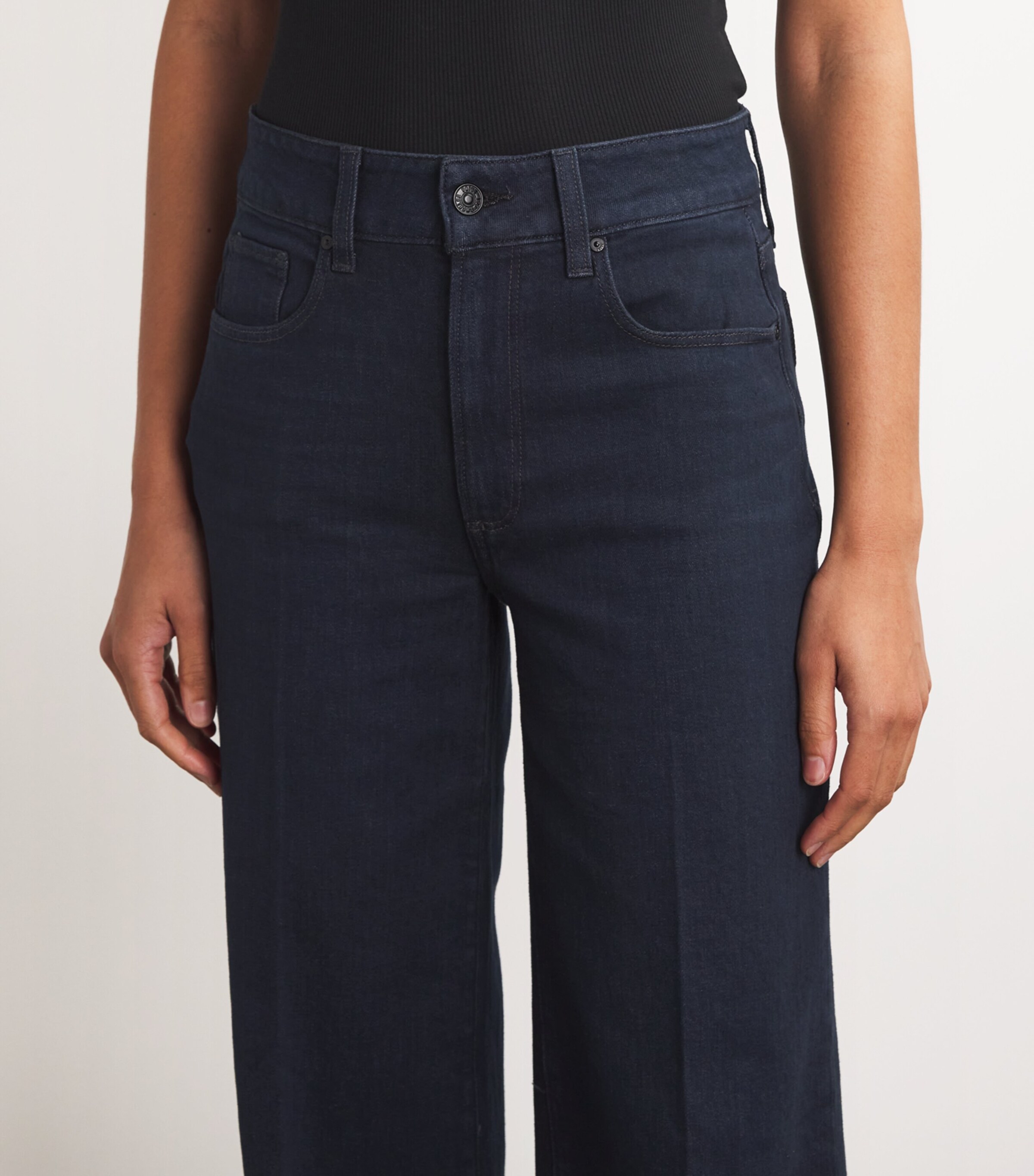 PAIGE Womens Sasha Wide-Leg Jeans Duchess Image 6
